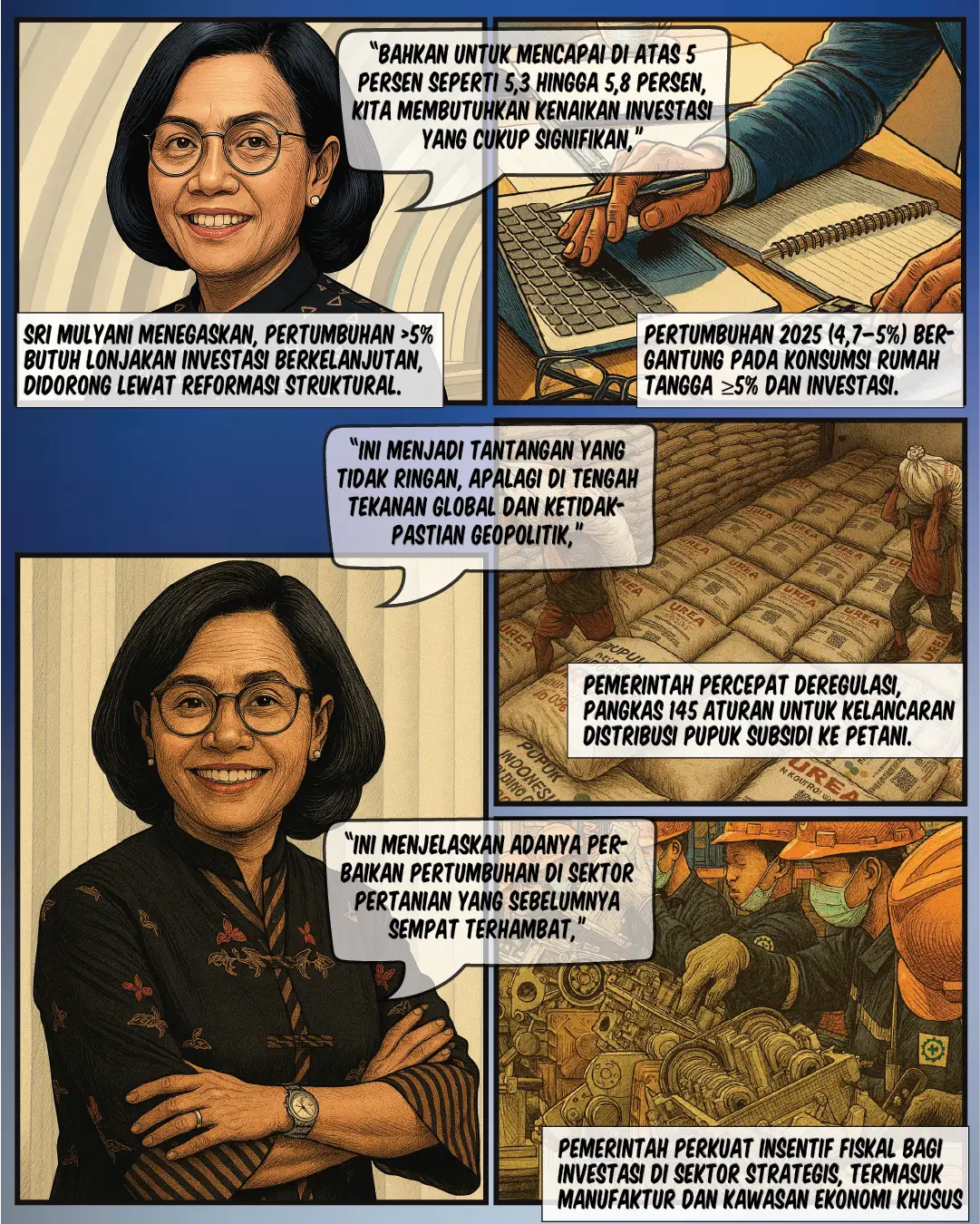 Perdagangan Ganda, Kunci Pertumbuhan RI