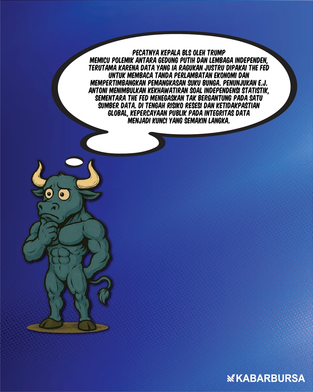 Trump Tantang BLS, The Fed Gunakan untuk Strategi