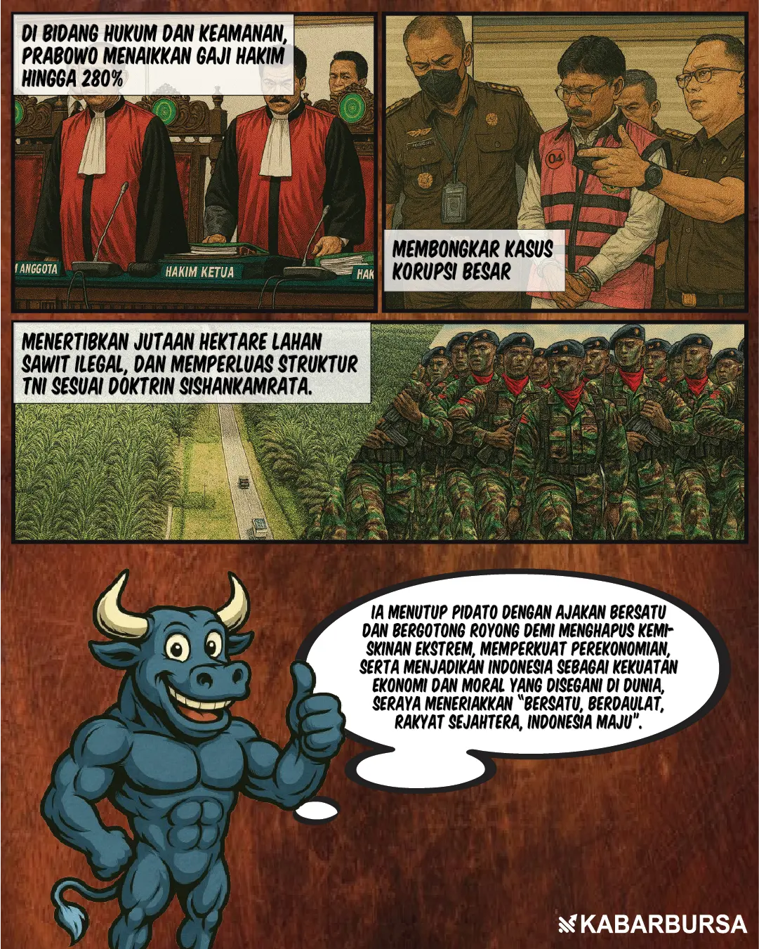 Capaian Prabowo di HUT ke-80 RI