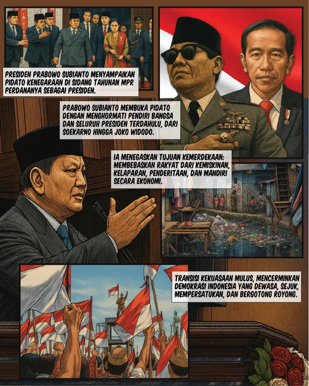 Capaian Prabowo di HUT ke-80 RI