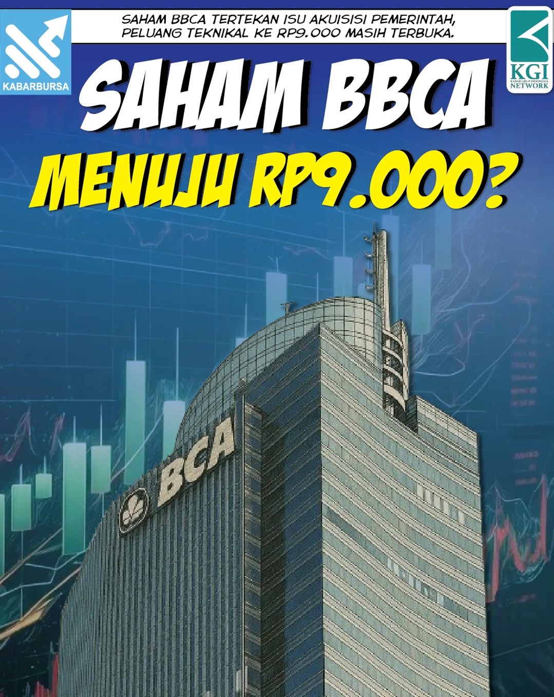 Saham BBCA Menuju Rp9.000?