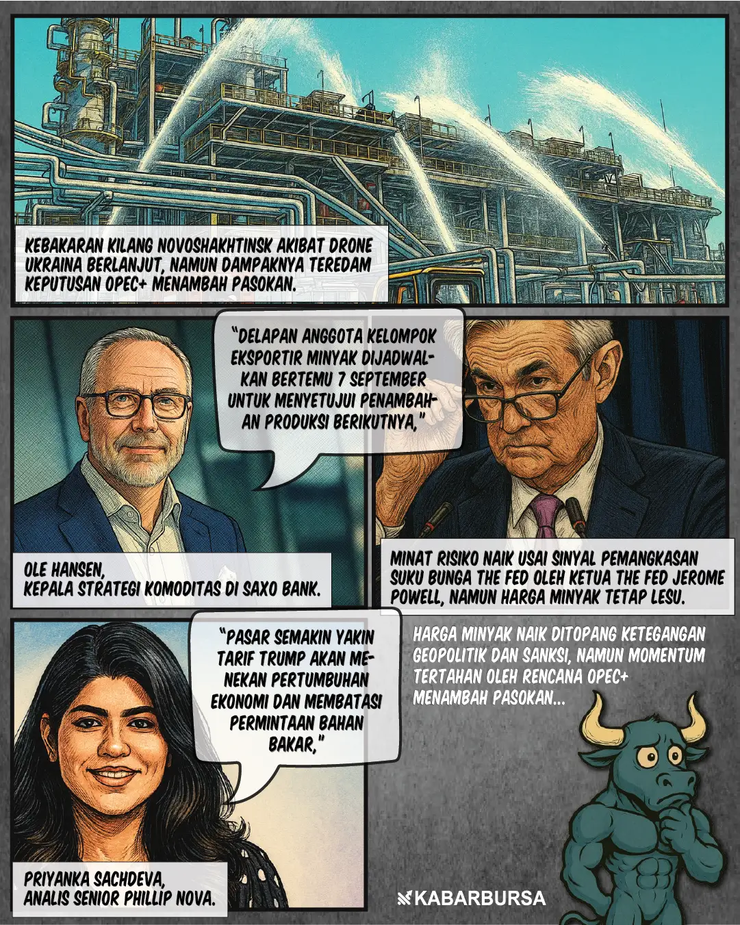 Minyak Naik 2%, Perang Rusia–Ukraina Jadi Sorotan