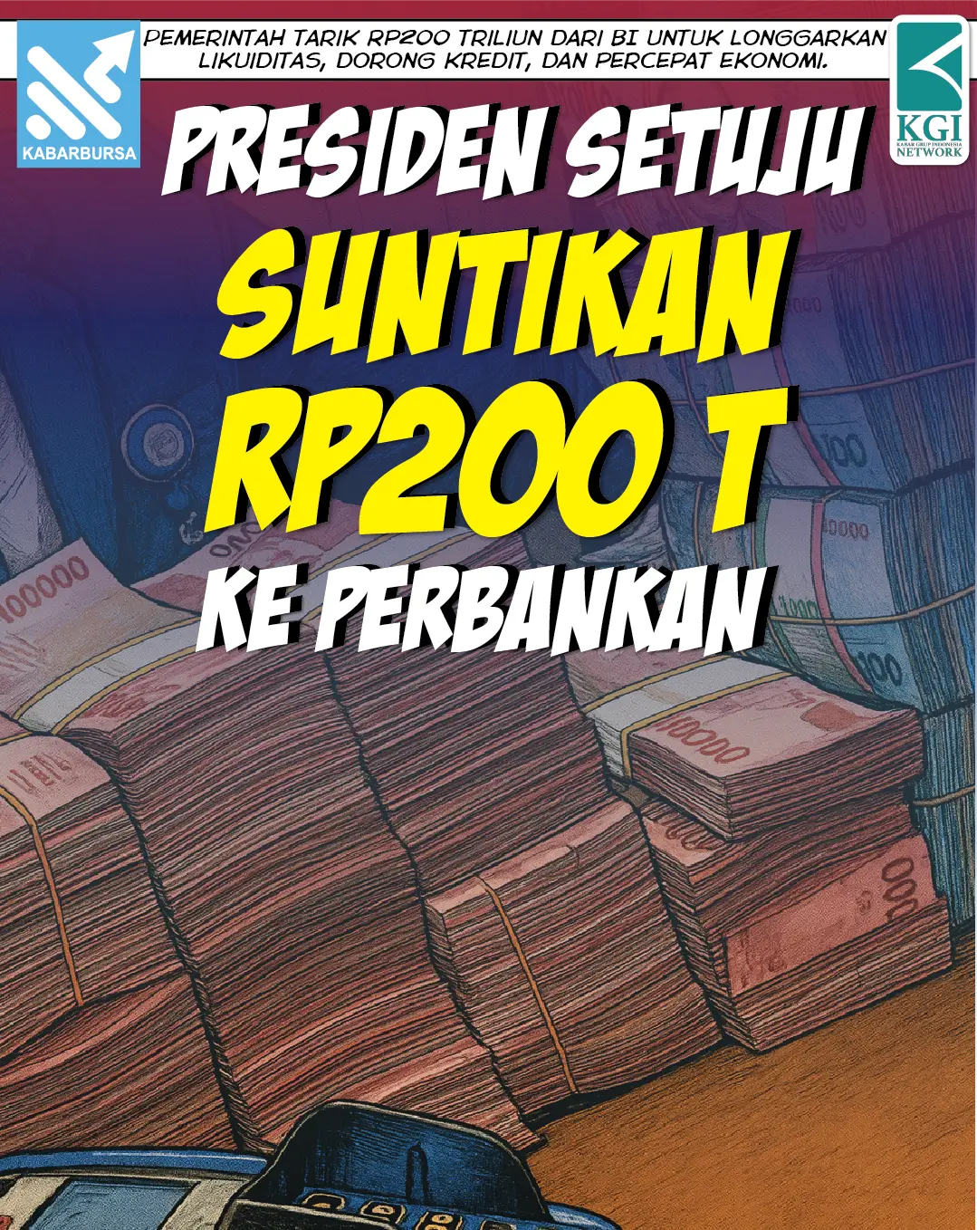 Presiden Setuju Suntikan Rp200 T ke Perbankan