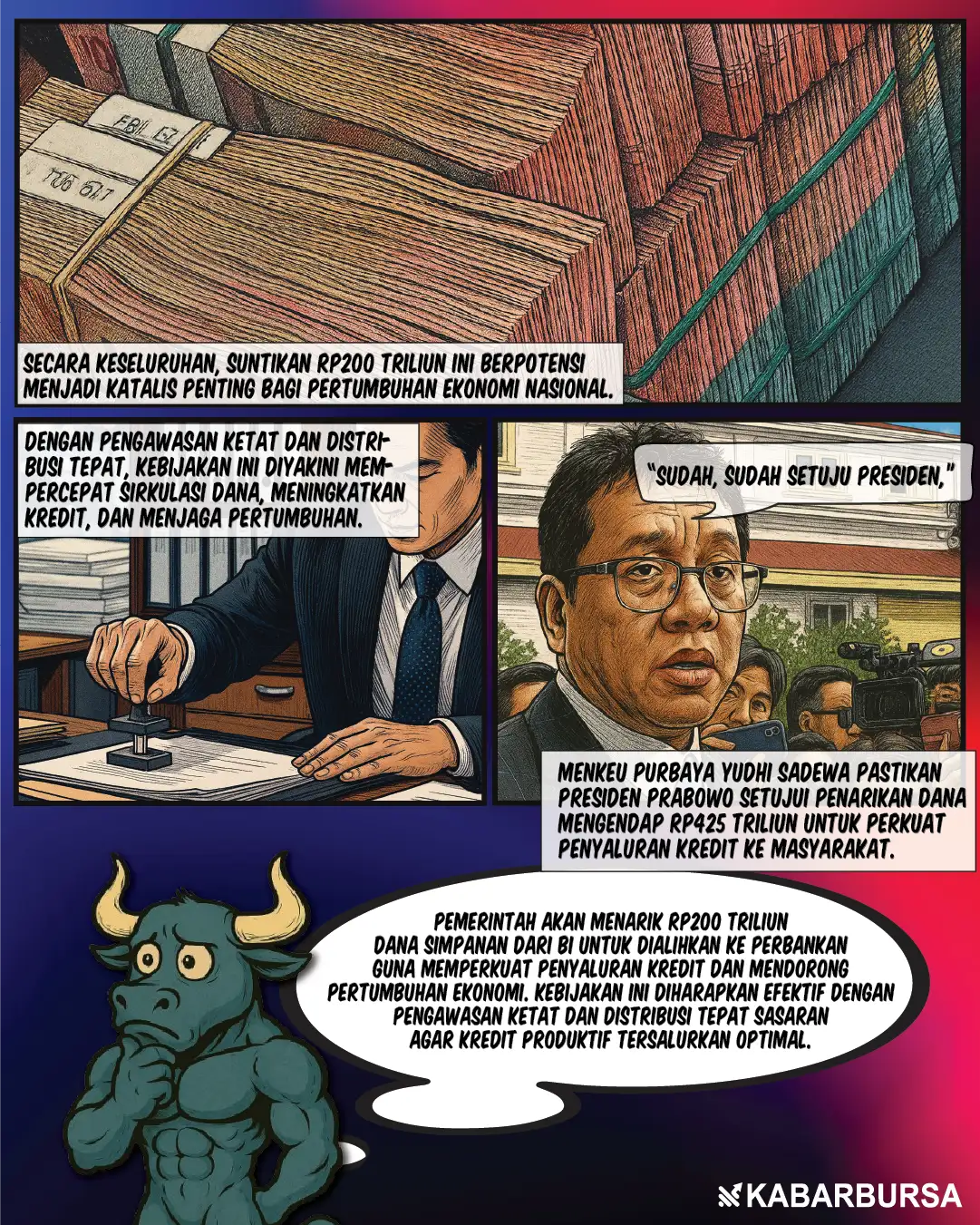 Presiden Setuju Suntikan Rp200 T ke Perbankan