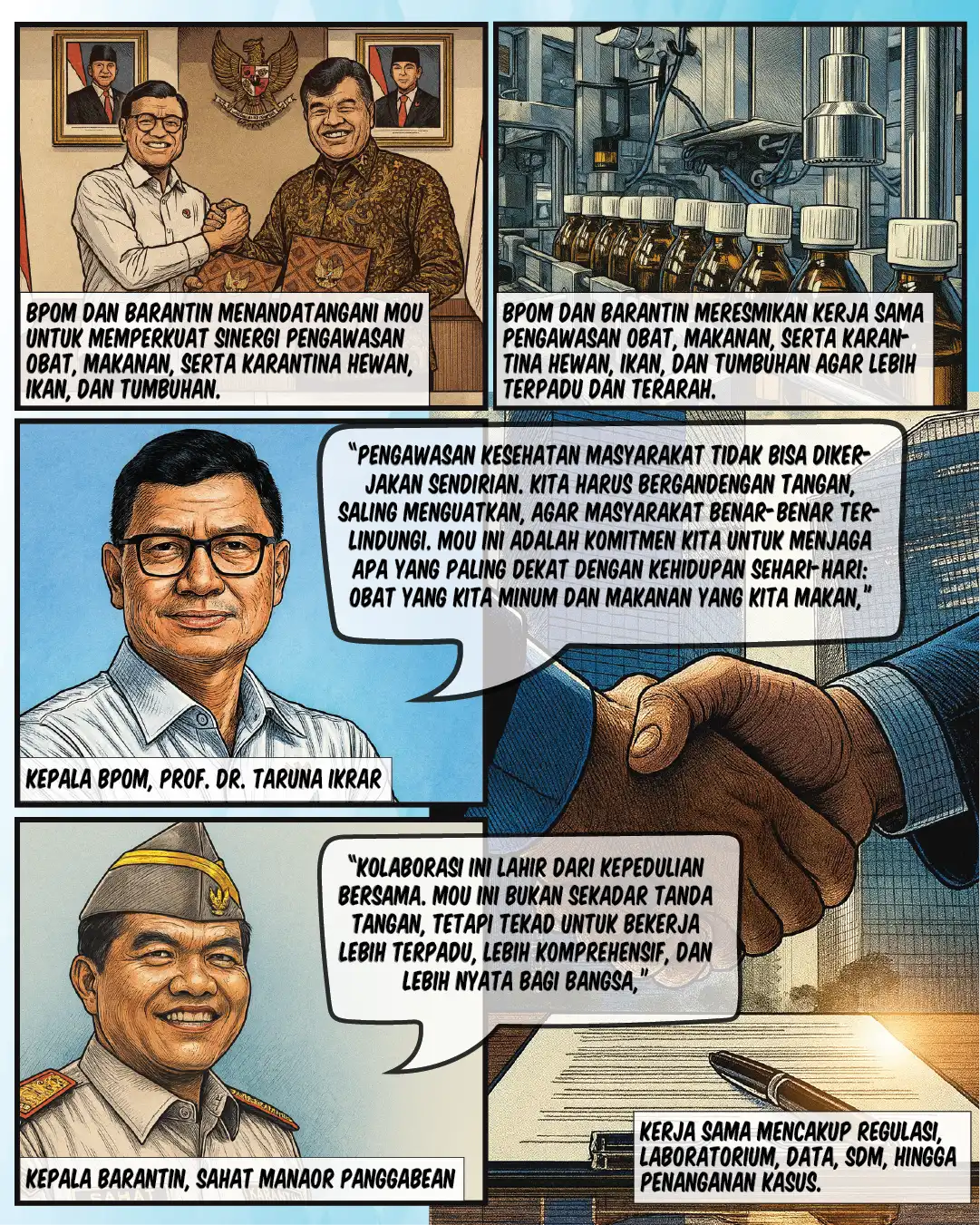 BPOM–Barantin Sepakat Lindungi Masyarakat