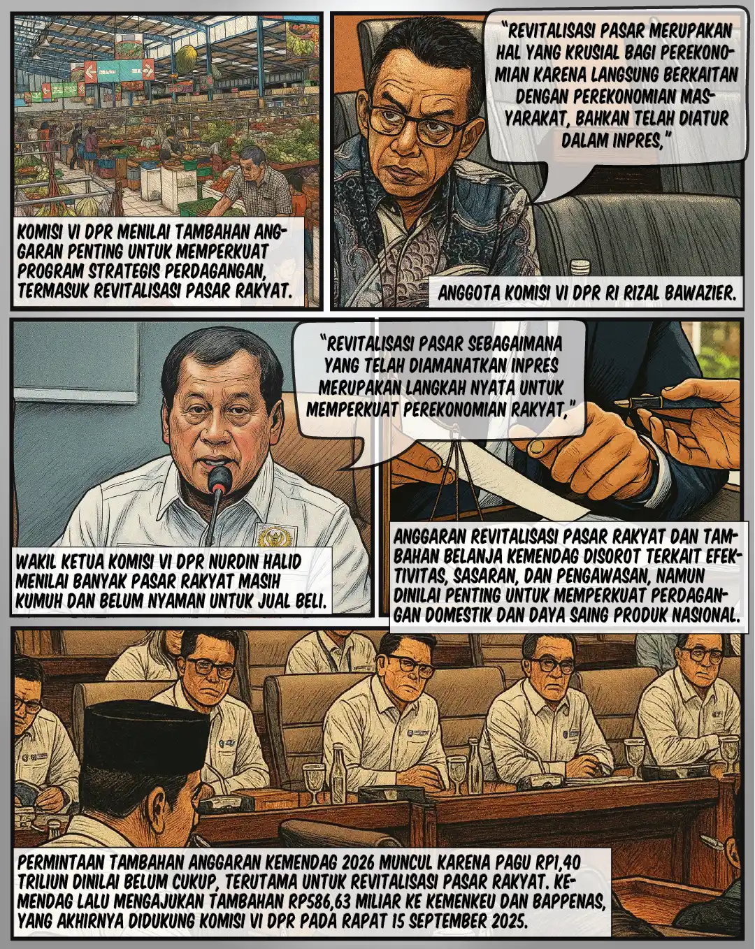 DPR Setujui Anggaran Kemendag Rp1,40 T