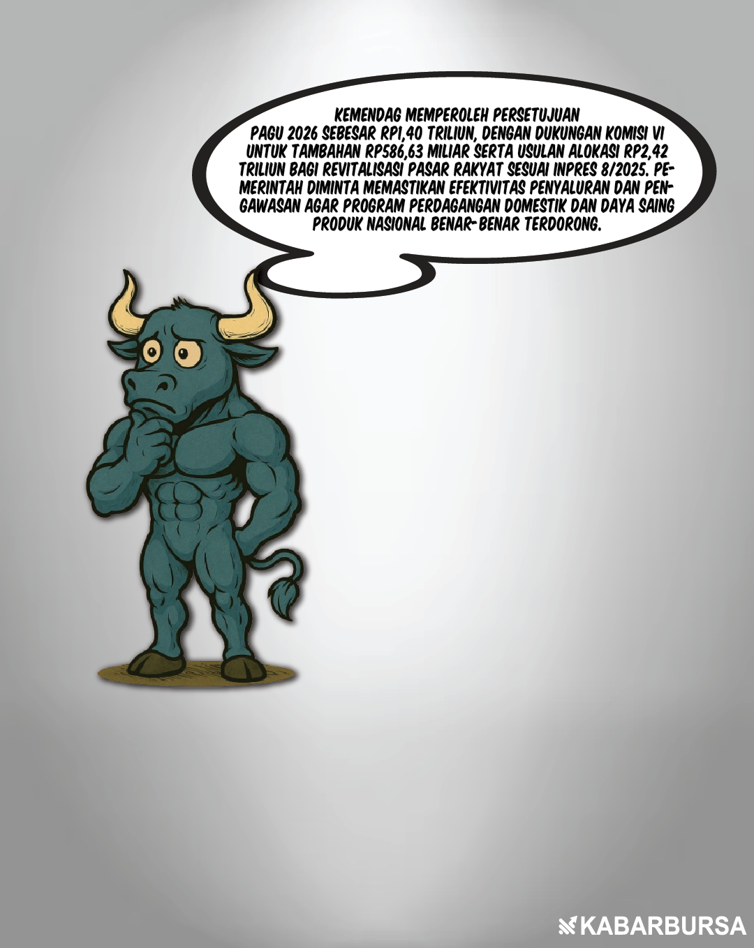 DPR Setujui Anggaran Kemendag Rp1,40 T