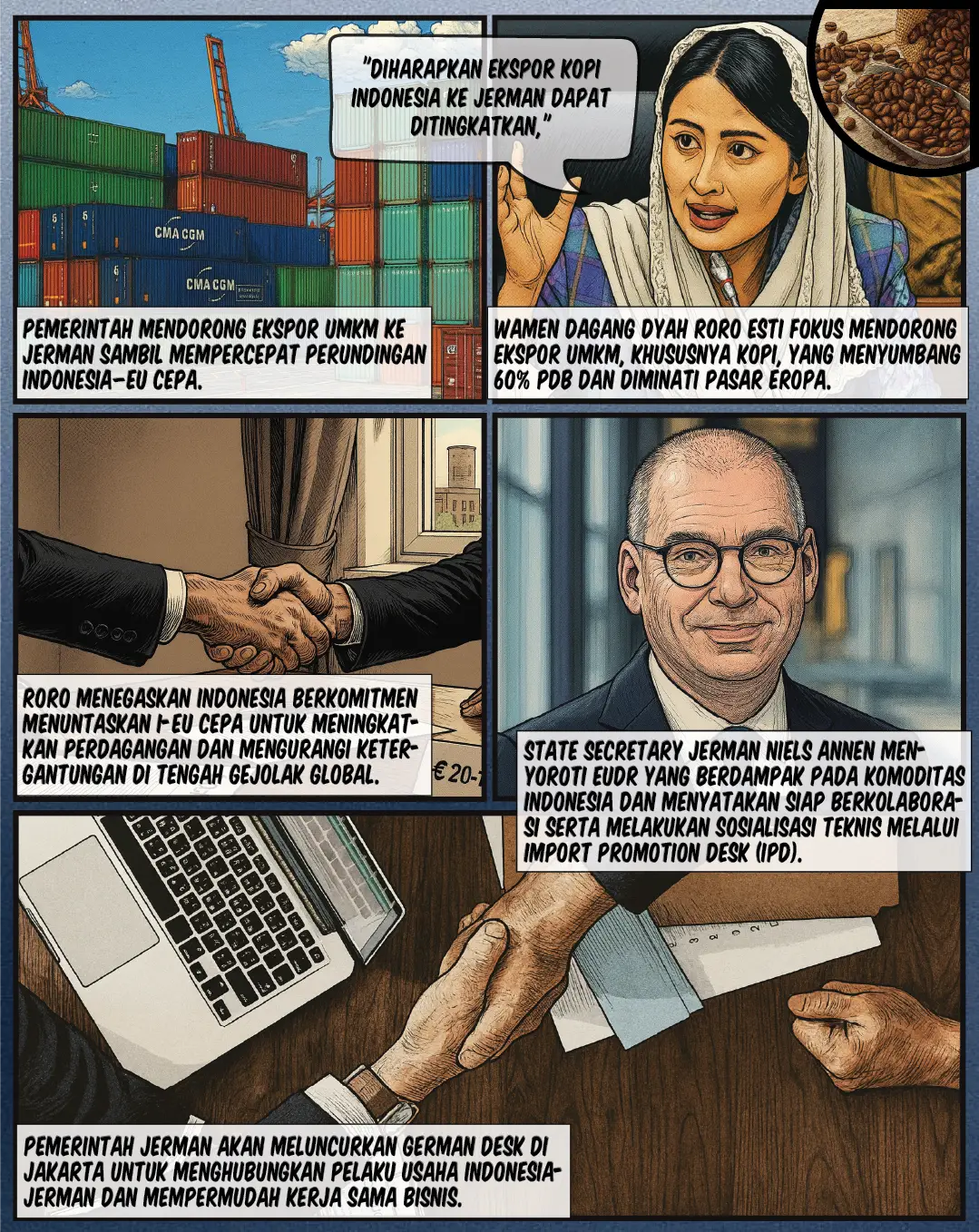 Ekspor UMKM ke Jerman, Kopi Jadi Andalan