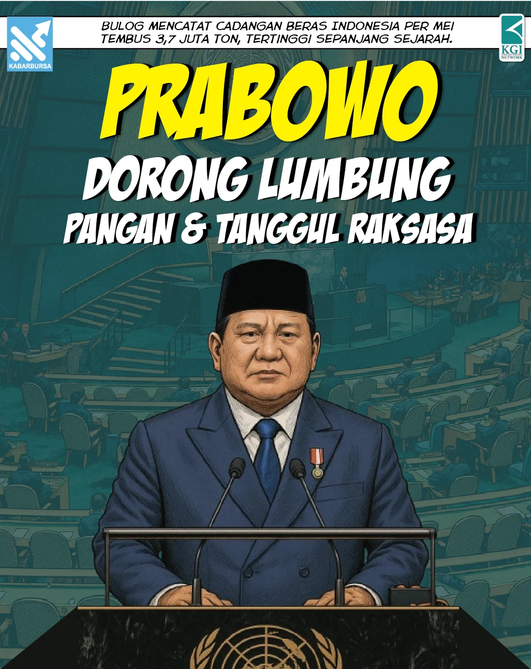 Prabowo Dorong Lumbung Pangan & Tanggul Raksasa