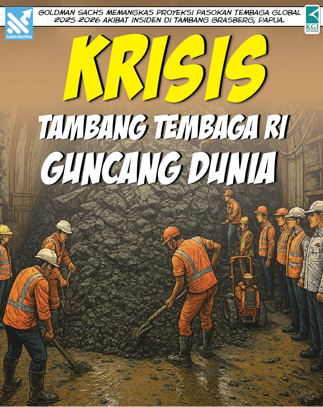 Krisis Tambang Tembaga RI Guncang Dunia