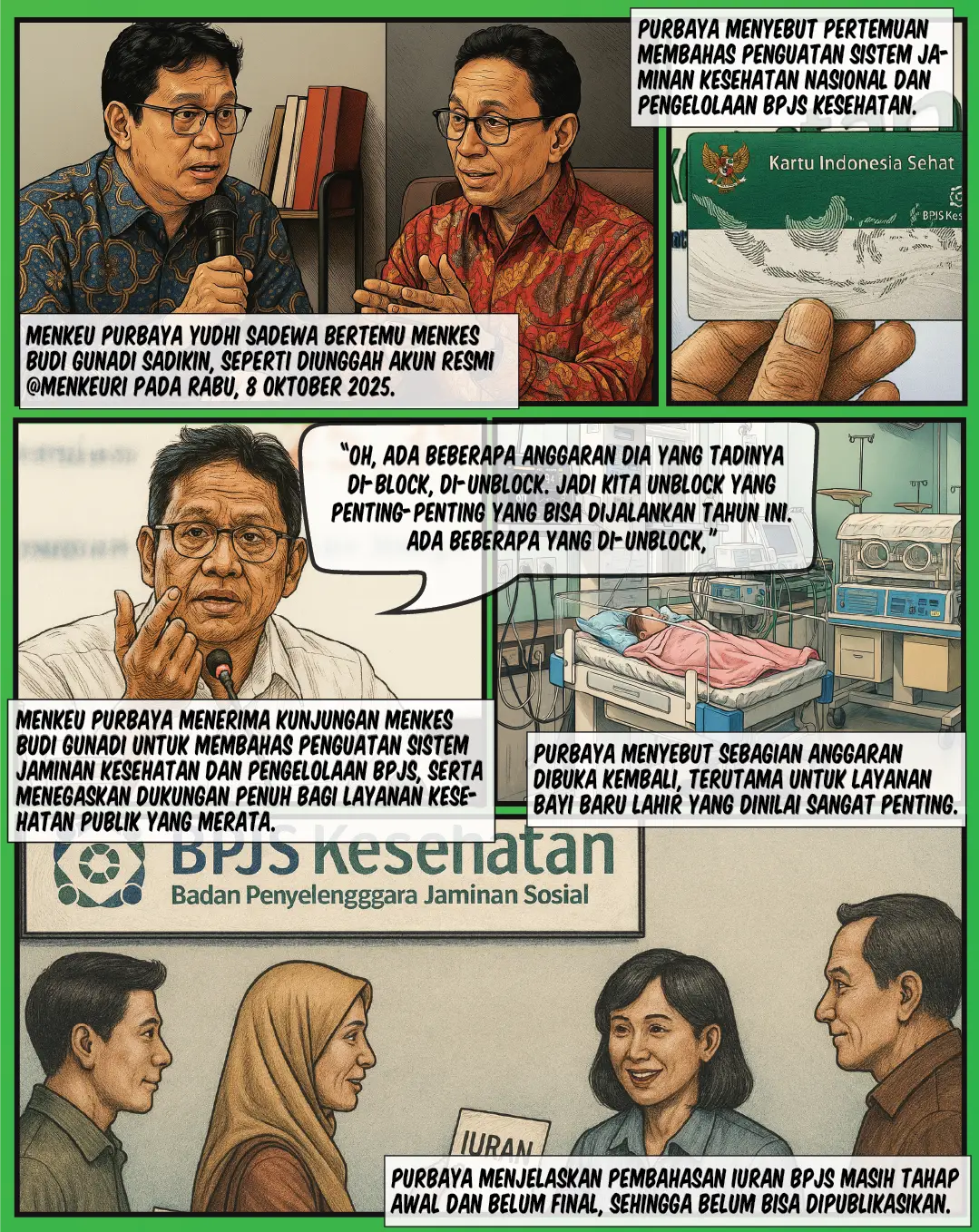 Menkeu Purbaya dan Menkes Bahas BPJS