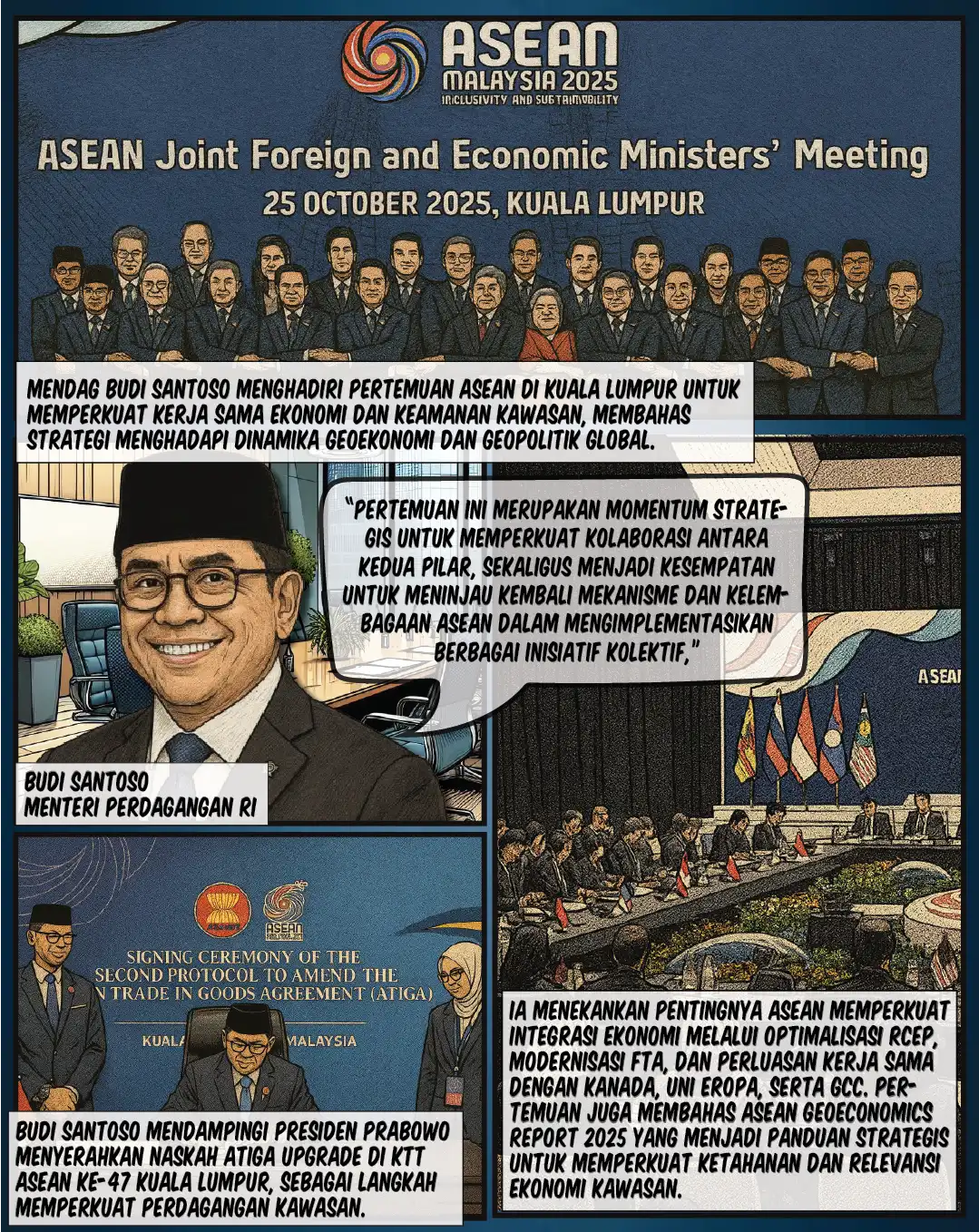 Mendag RI Dorong Integrasi Ekonomi di Kuala Lumpur