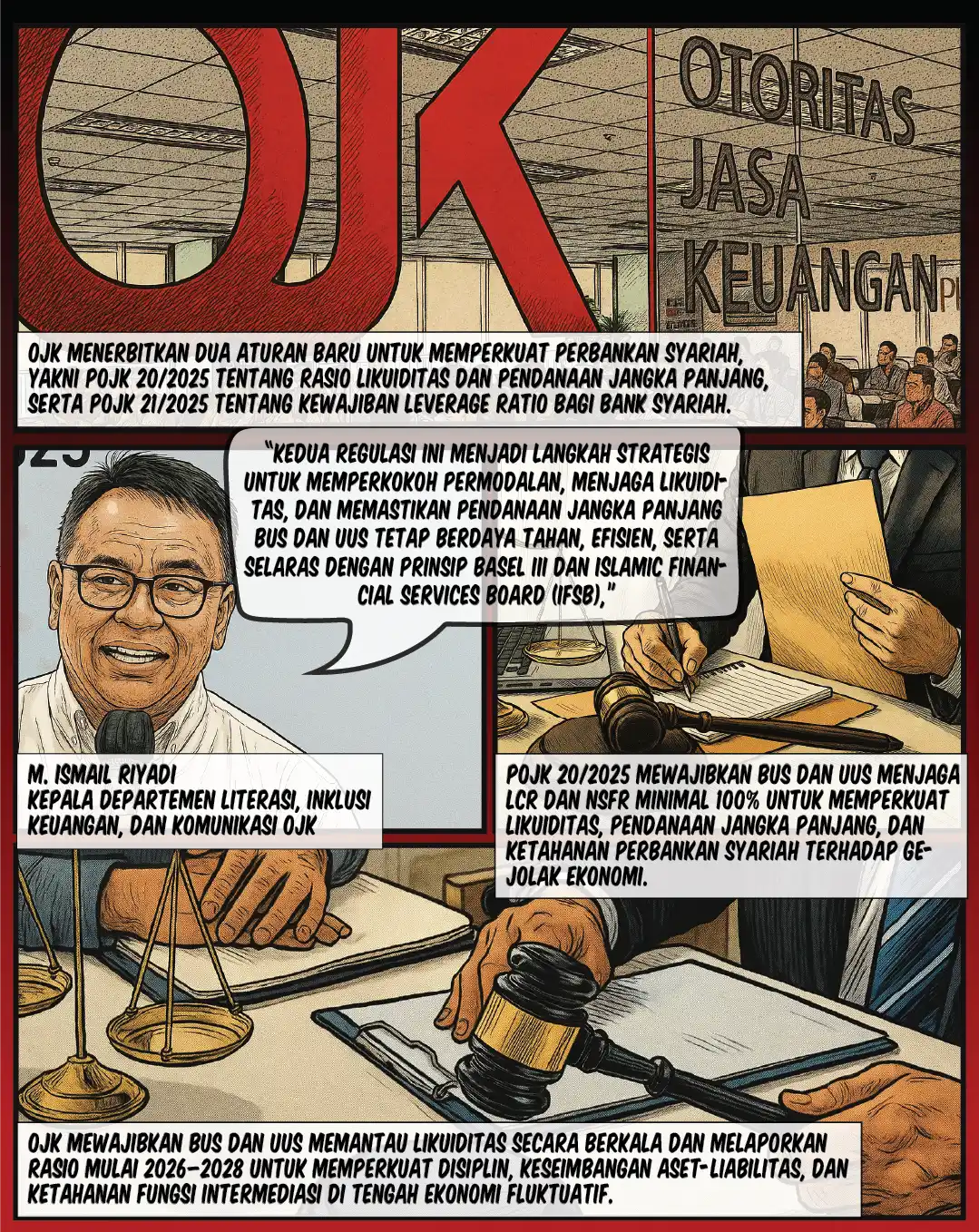 Dua Aturan Baru OJK Perkuat Bank Syariah