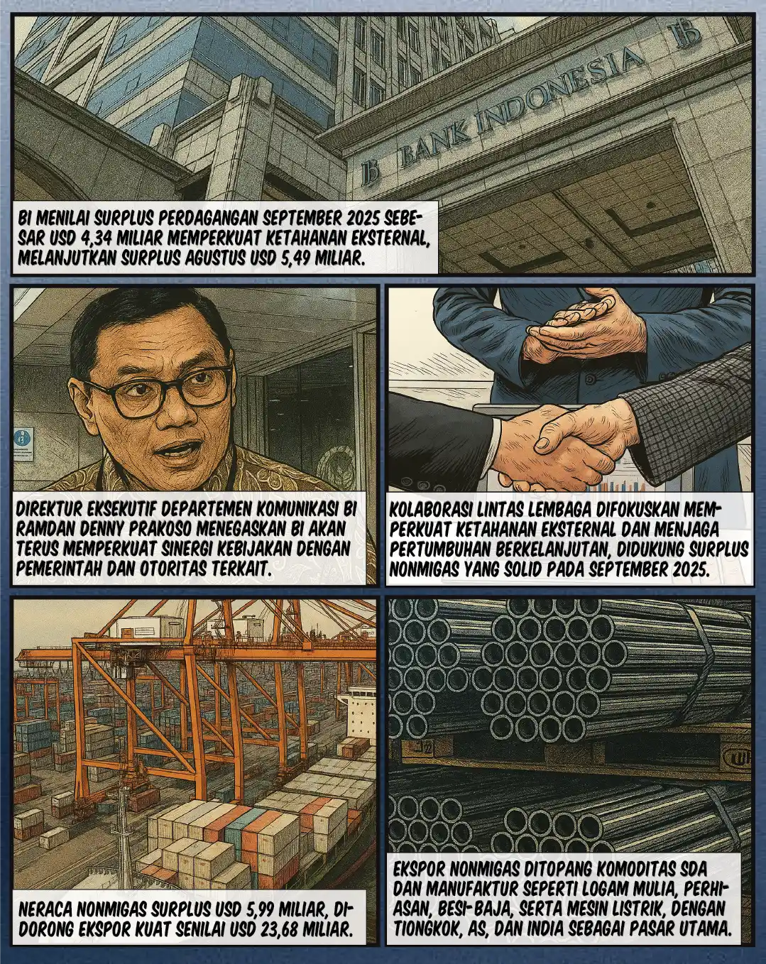 BI Optimistis Surplus Perkuat Ekonomi RI