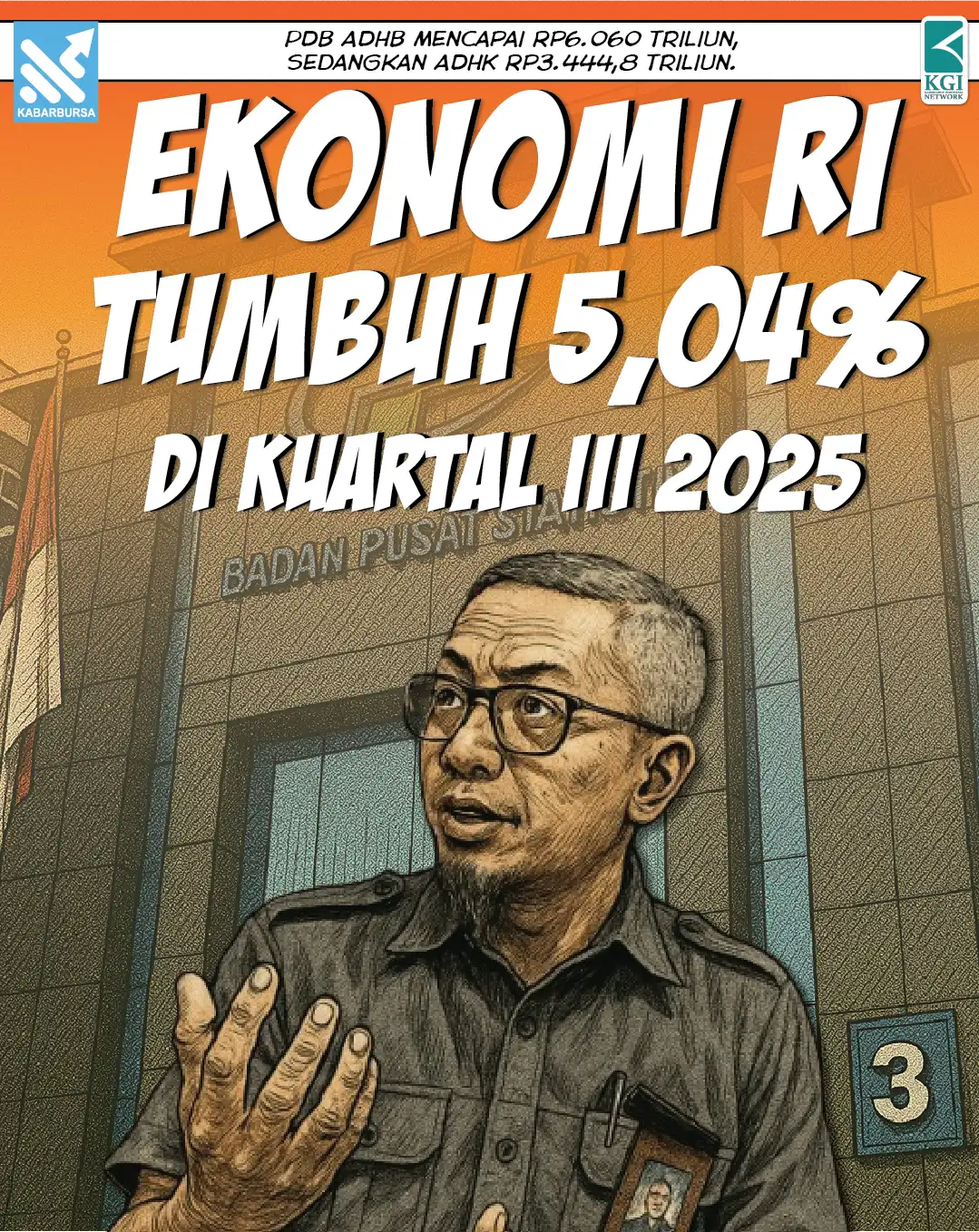 Ekonomi RI Tumbuh 5,04% di Kuartal III 2025