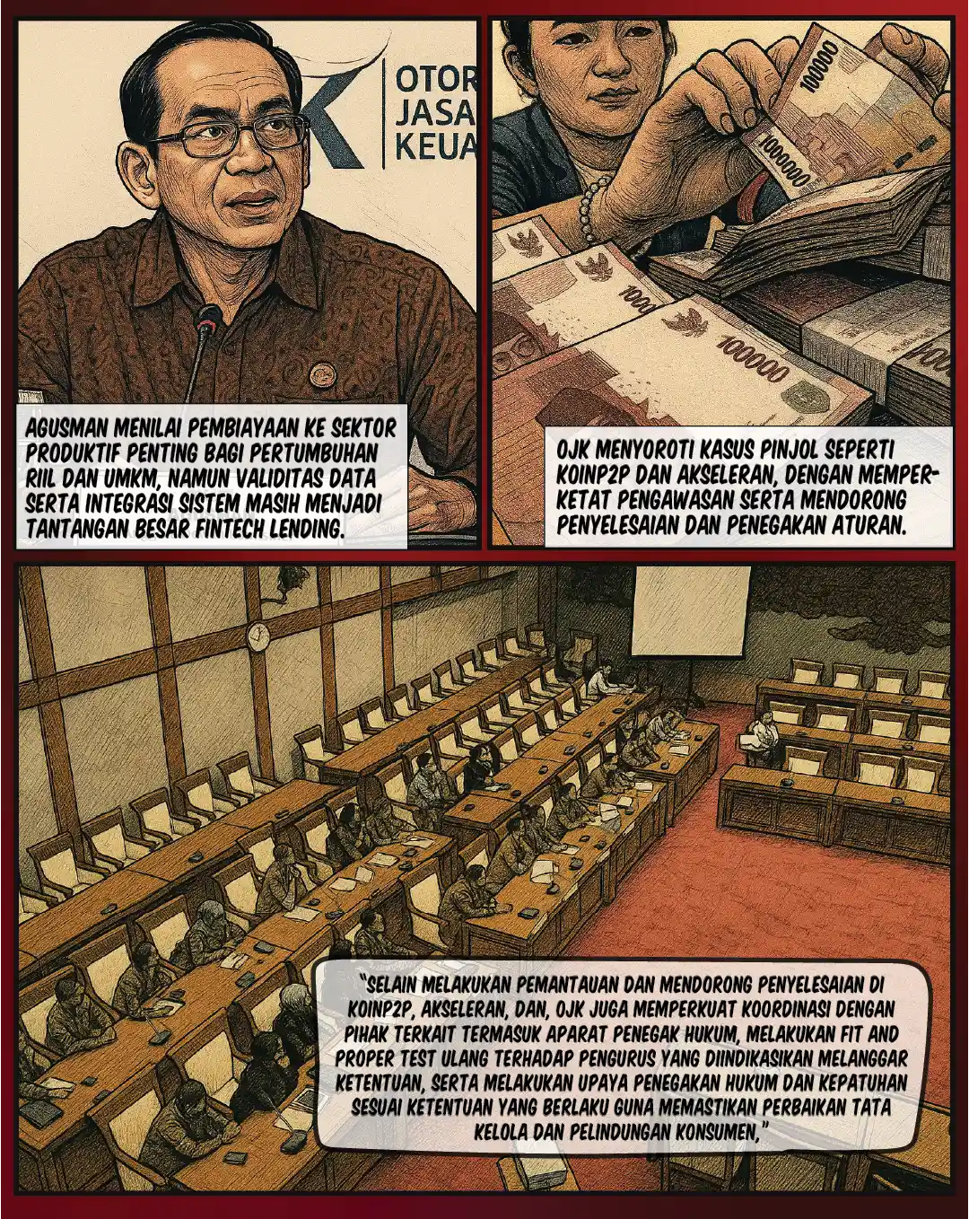 OJK Awasi 8 Pinjol Belum Penuhi Modal Minimum