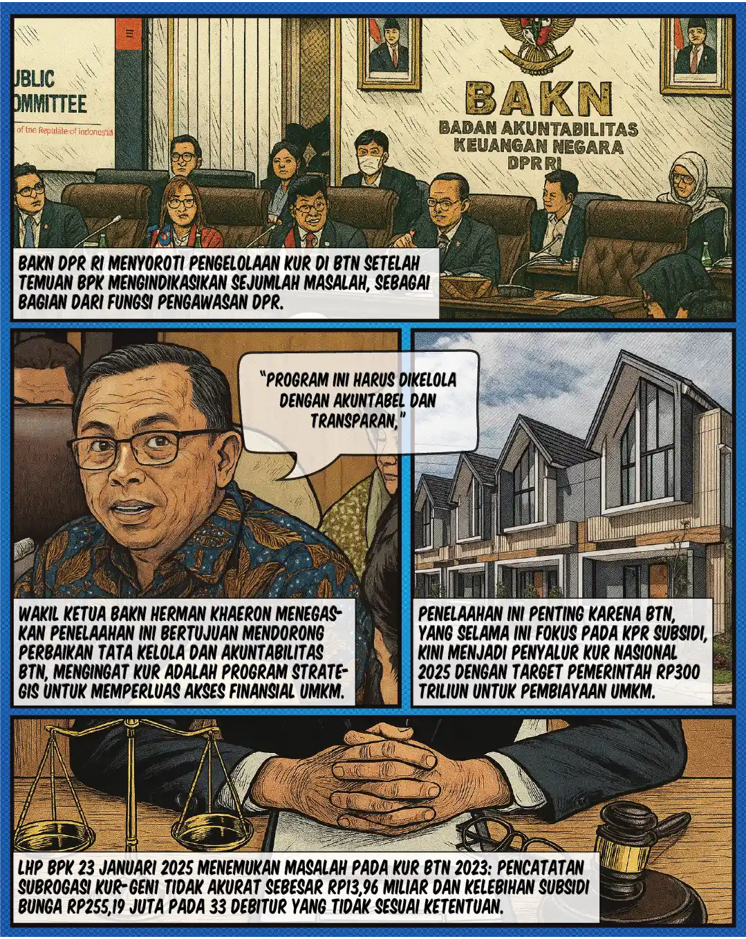 DPR Kritik BTN soal Kelebihan Subsidi dan Debitur KUR