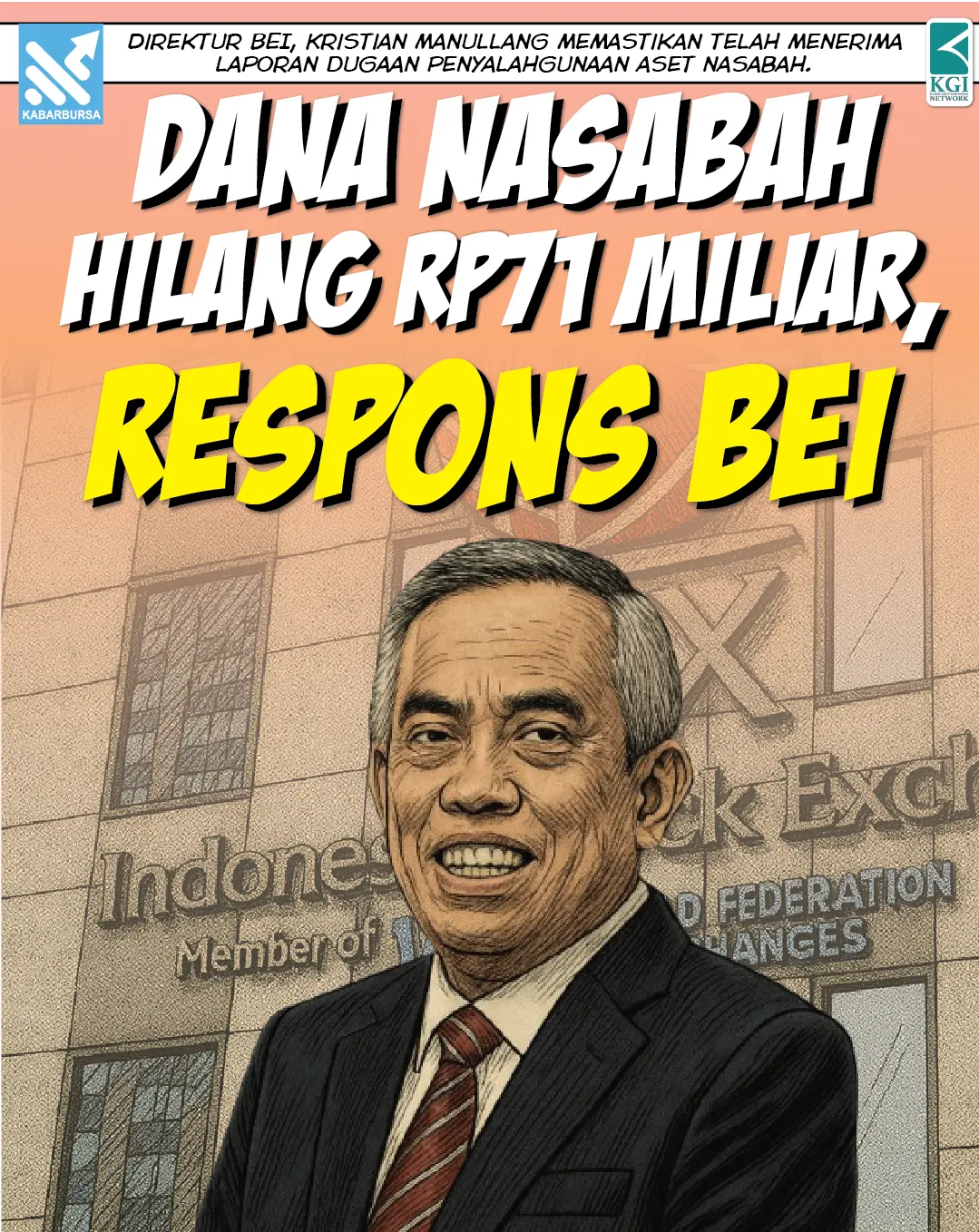 Dana Nasabah Hilang Rp71 Miliar, Respons BEI