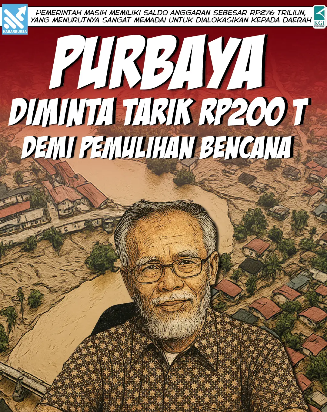 Purbaya Diminta Tarik Rp200 T Demi Pemulihan Bencana