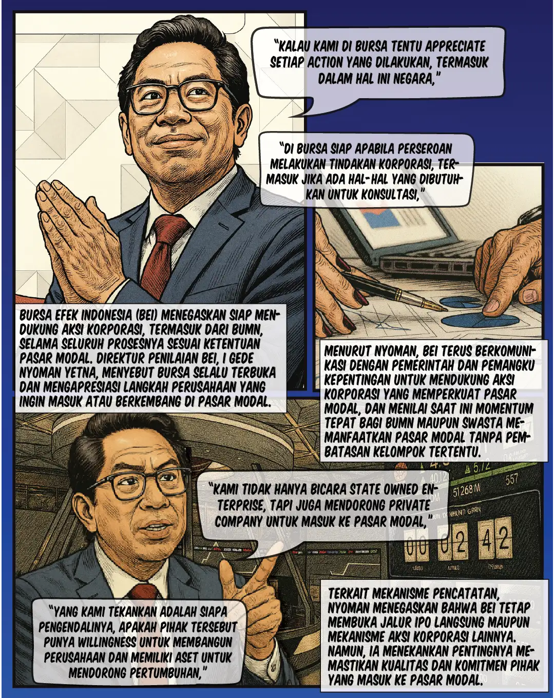 BEI Siapkan Aturan Baru untuk Aksi Korporasi BUMN