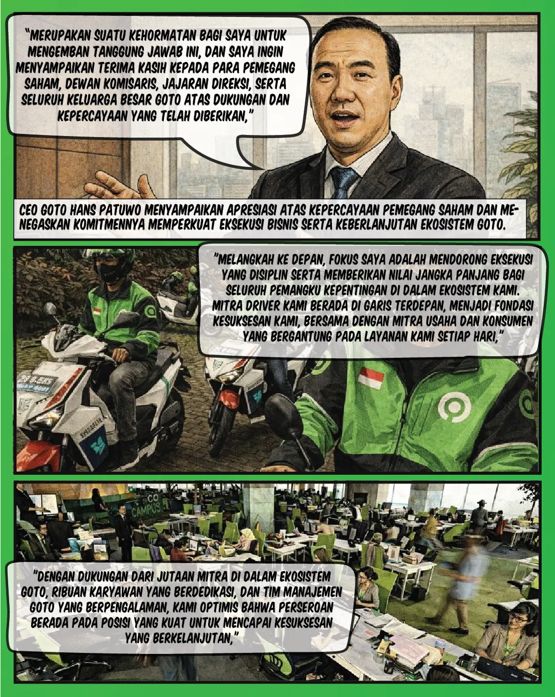 Hans Patuwo Resmi Jadi CEO GOTO