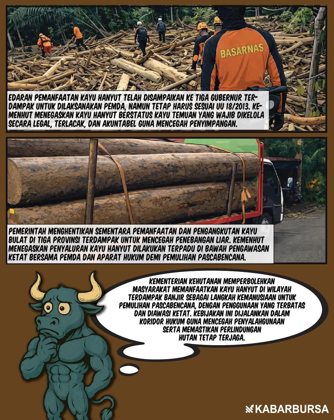 Kebijakan Kayu Hanyut Pascabanjir