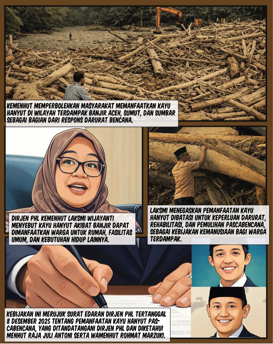 Kebijakan Kayu Hanyut Pascabanjir