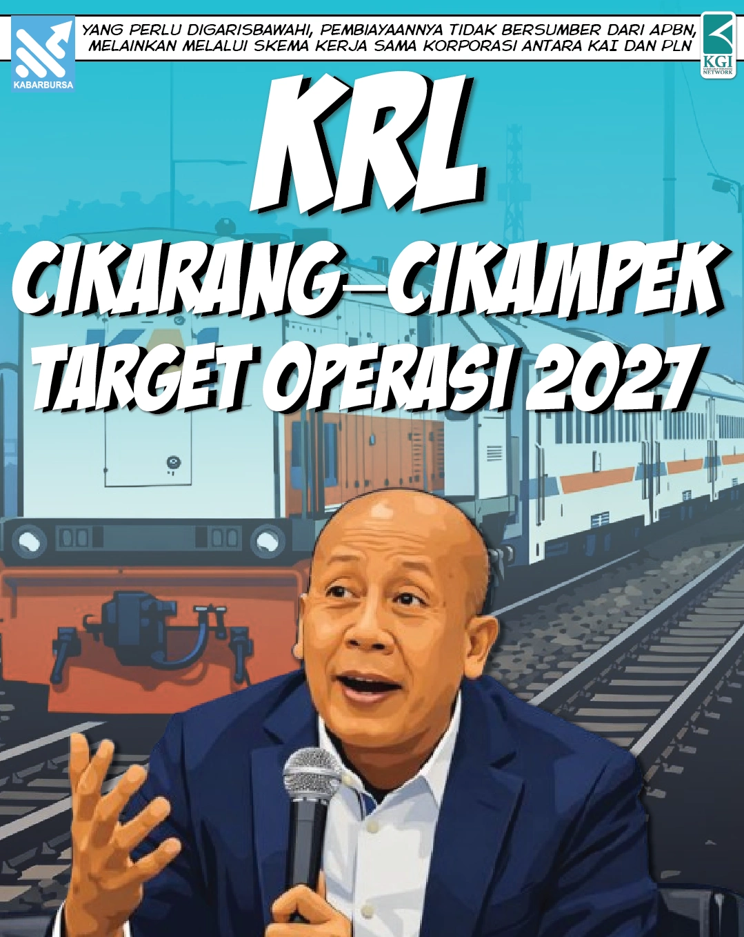 KRL Cikarang–Cikampek Target Operasi 2027