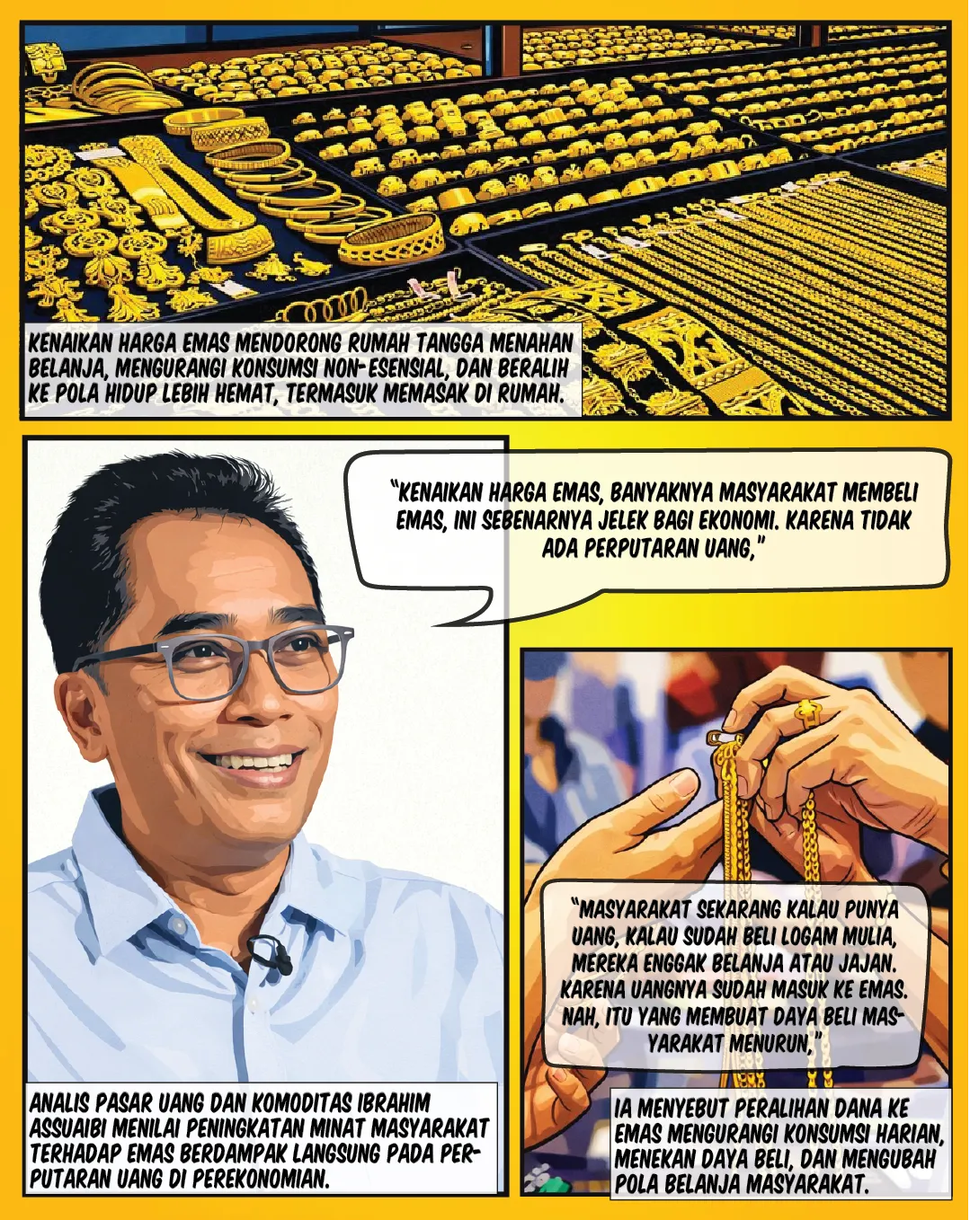 Dampak Lonjakan Harga Emas 2025