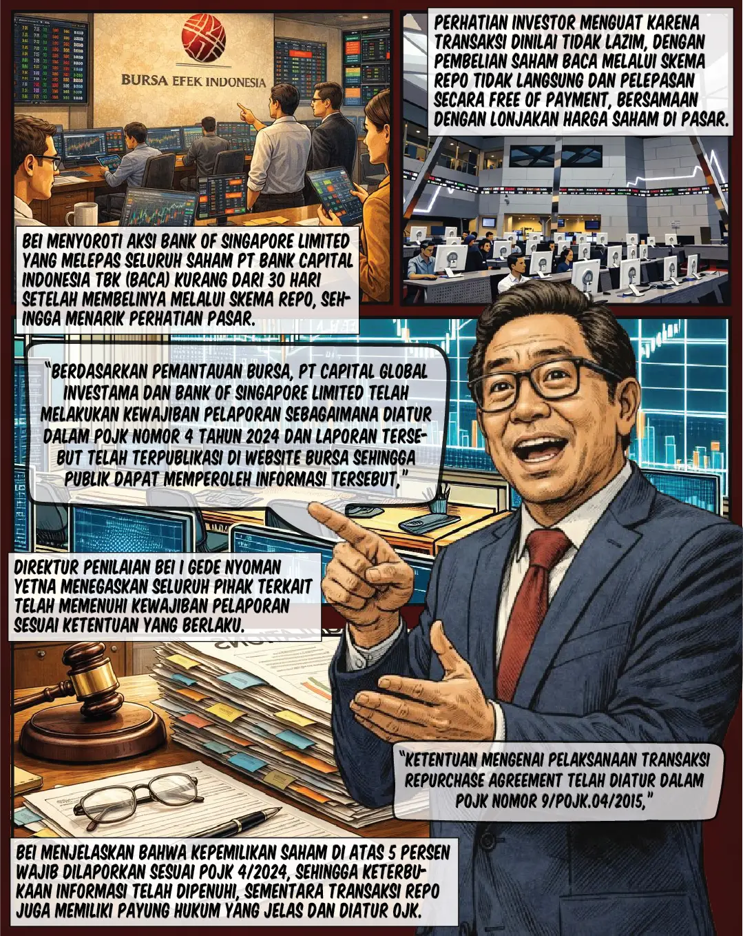 BEI Tanggapi Aksi Jual Saham BACA