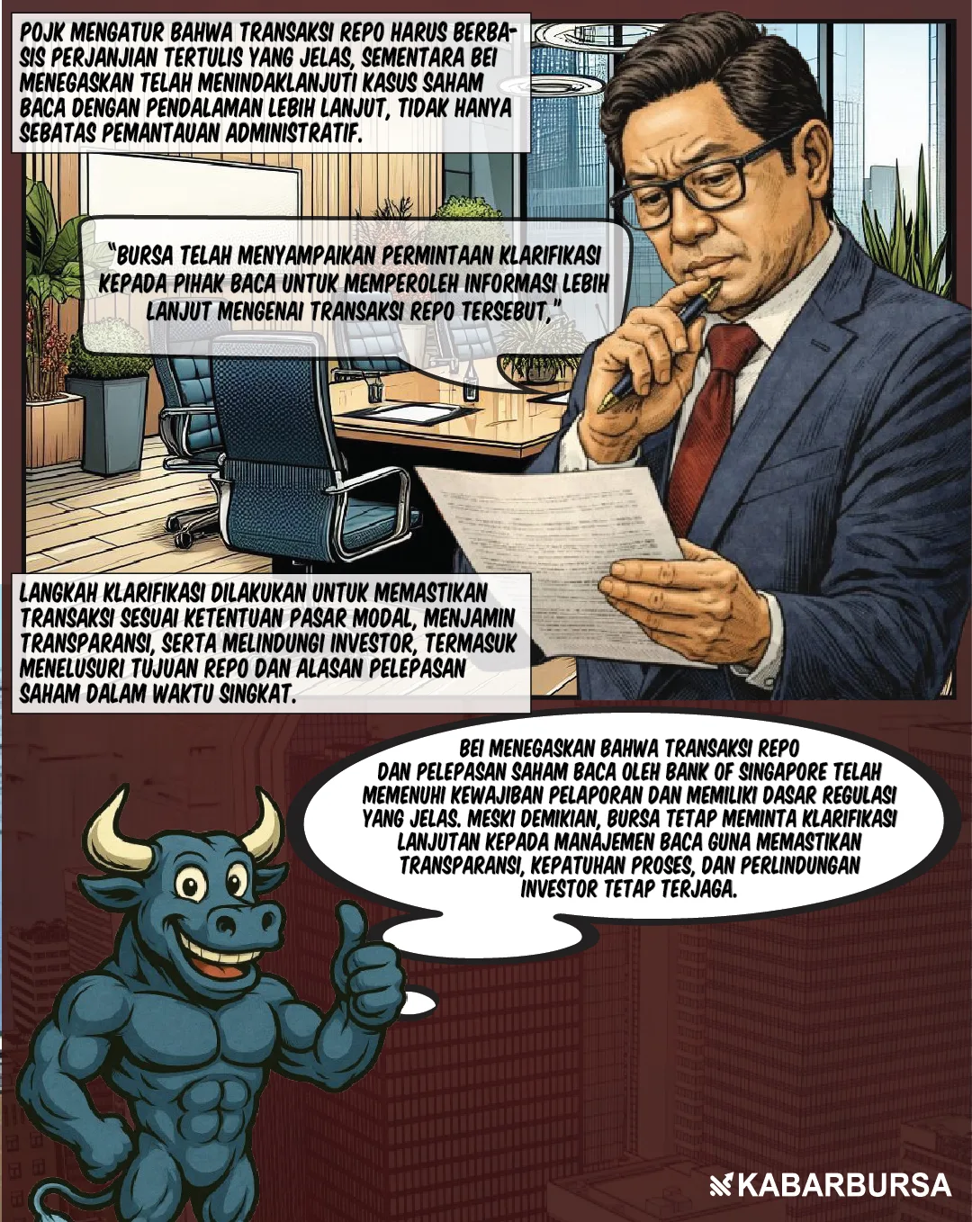 BEI Tanggapi Aksi Jual Saham BACA