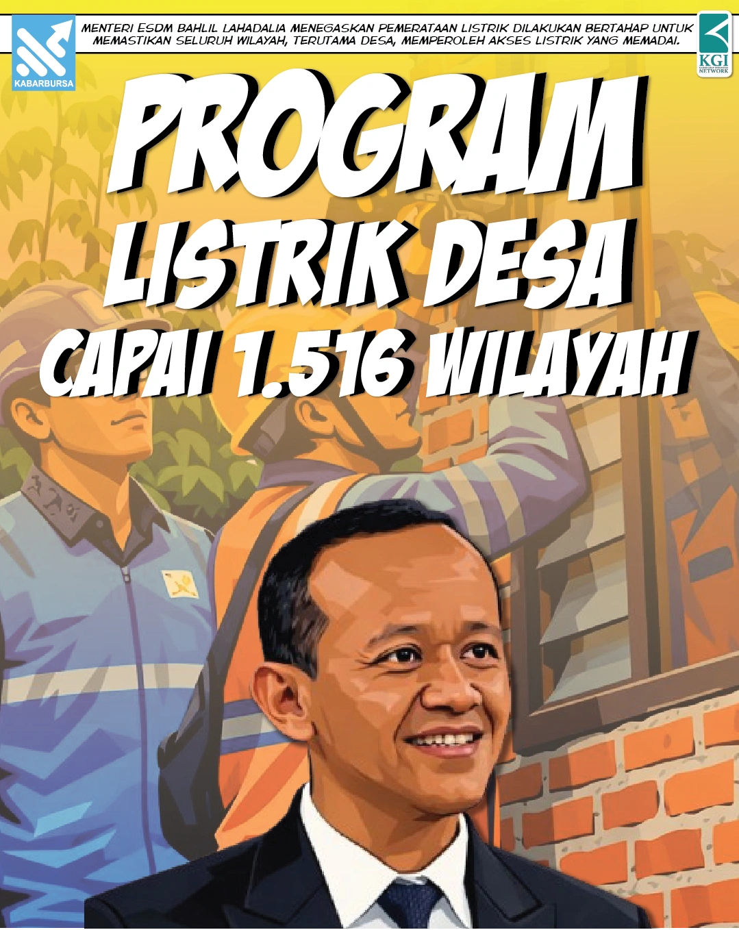 Program Listrik Desa Capai 1.516 Wilayah