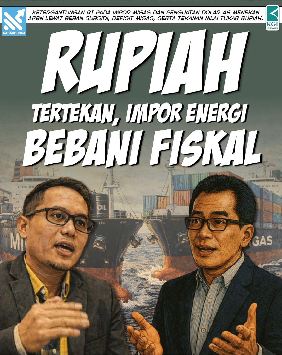 Rupiah Tertekan, Impor Energi Bebani Fiskal