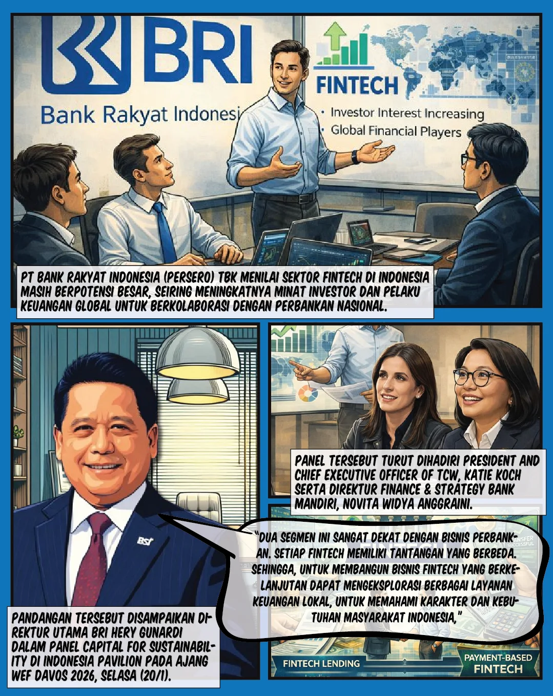 BRI Soroti Peluang Fintech di WEF Davos 2026