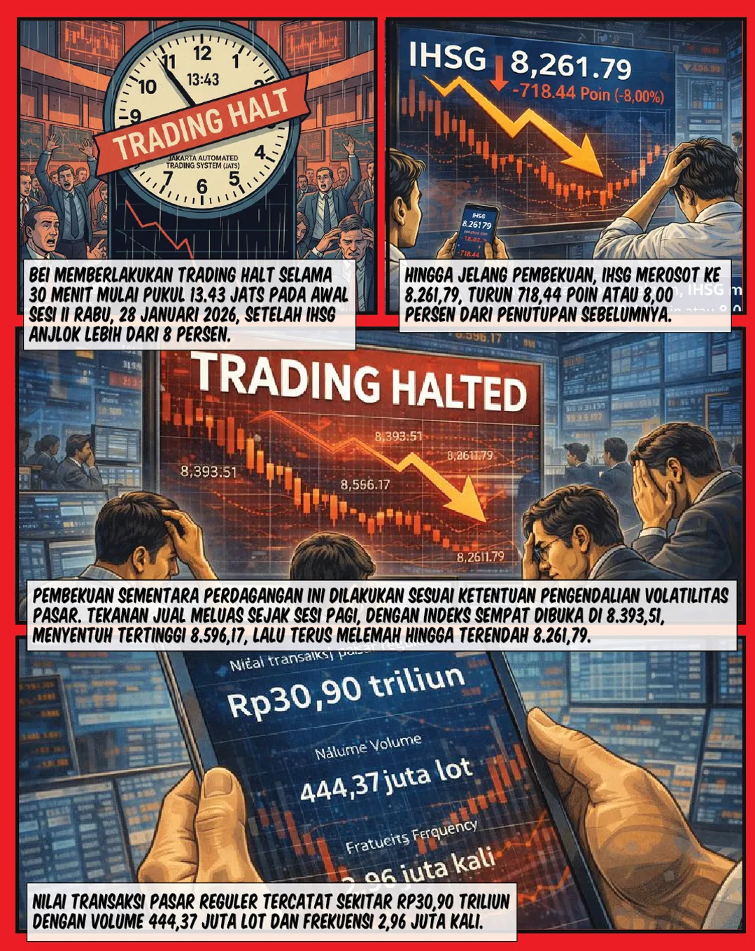 BEI Terapkan Trading Halt