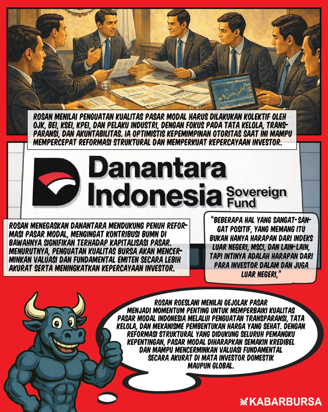 Bos Danantara: Harga Saham Harus Murni dari Pasar