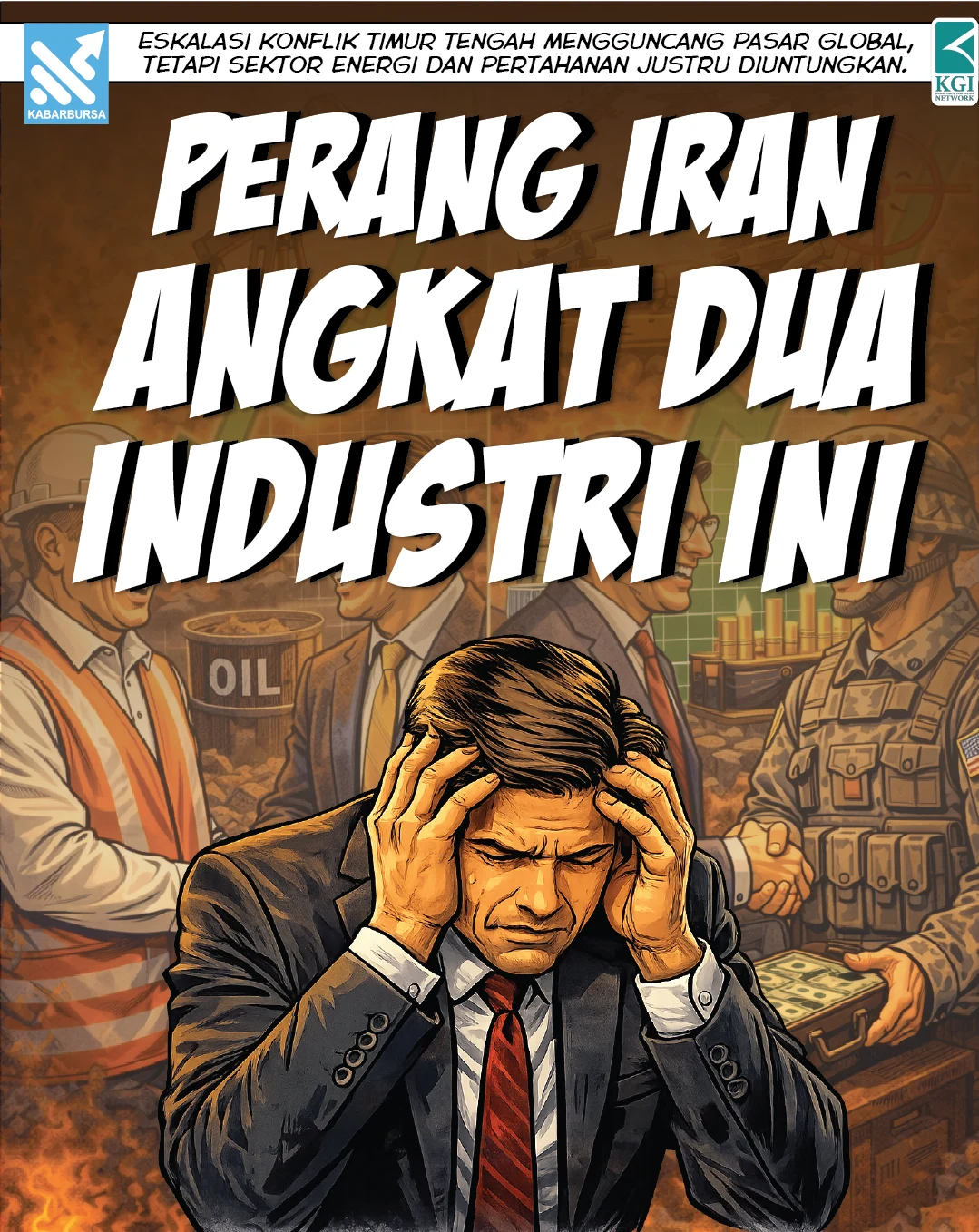 Perang Iran Angkat Dua Industri Ini