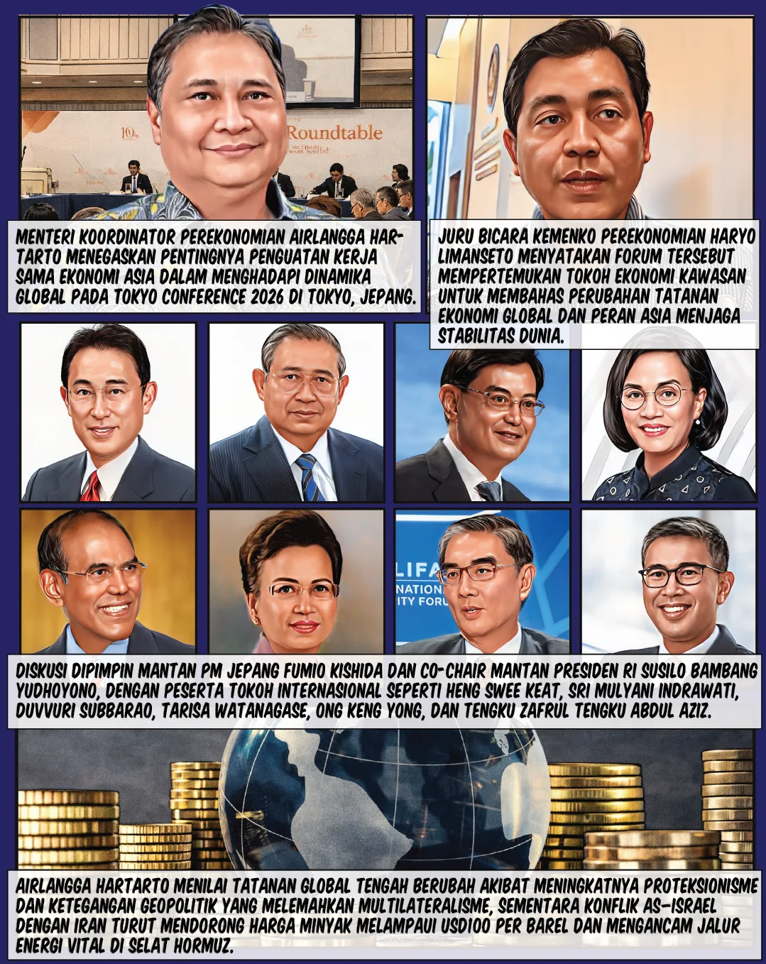 Airlangga: Asia Kunci Stabilitas Ekonomi Dunia