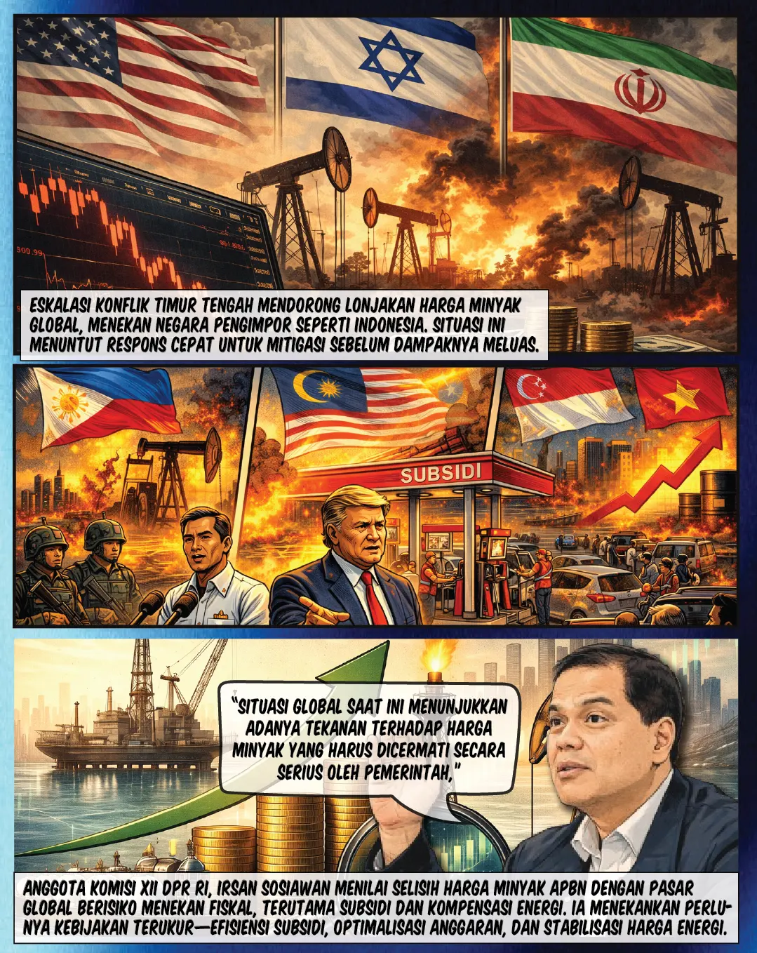 Lonjakan Energi Picu Alarm Inflasi