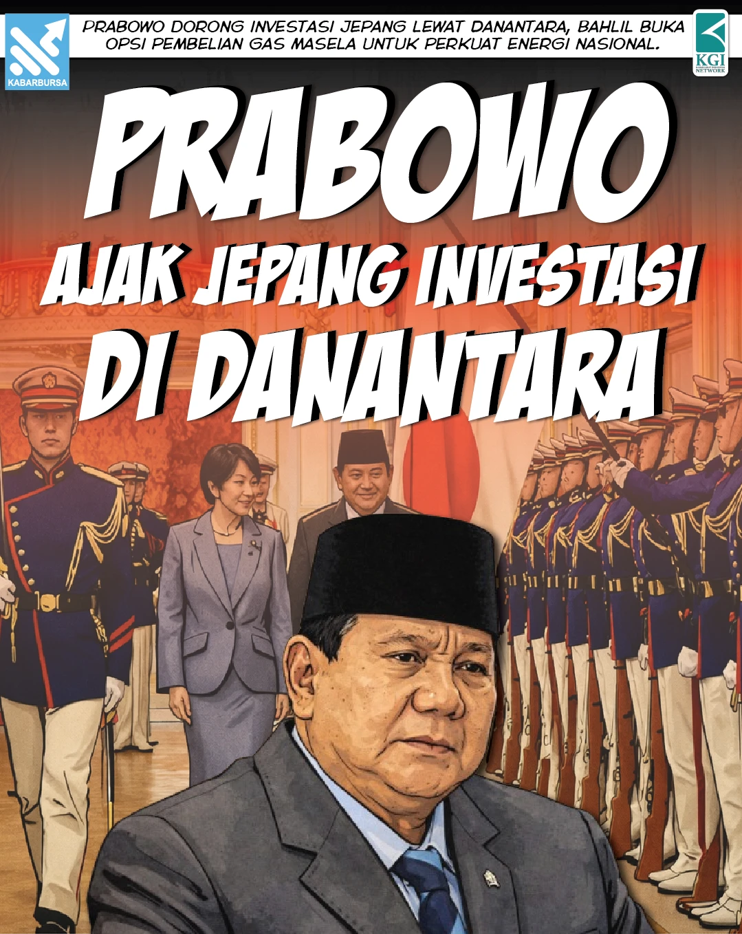 Prabowo Ajak Jepang Investasi di Danantara