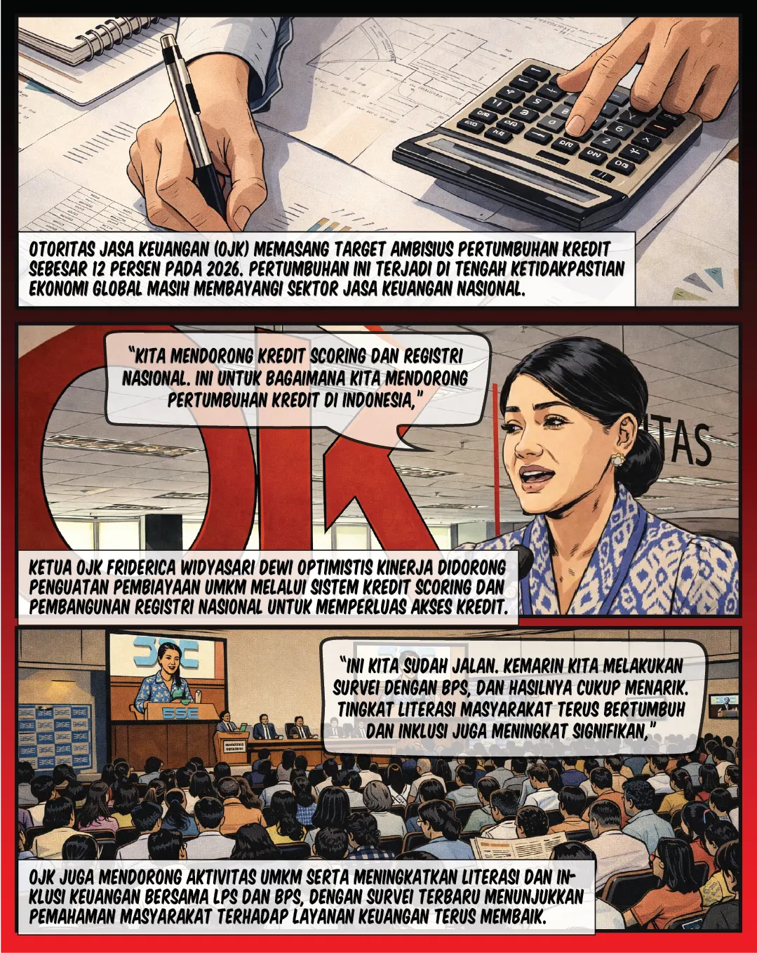 OJK Kejar Kredit 12% di 2026