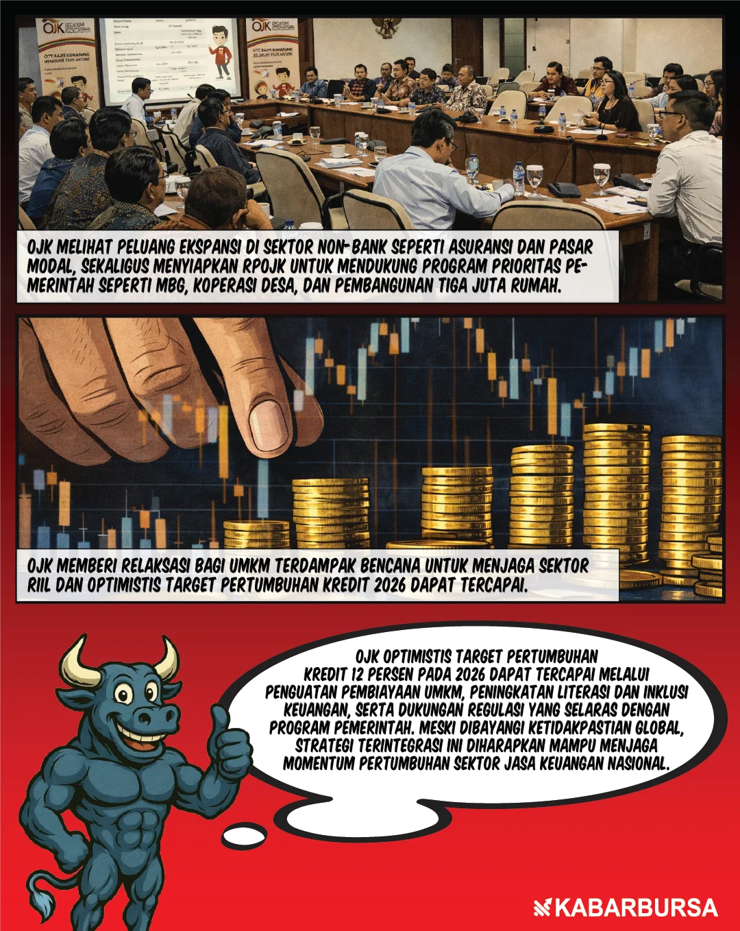 OJK Kejar Kredit 12% di 2026