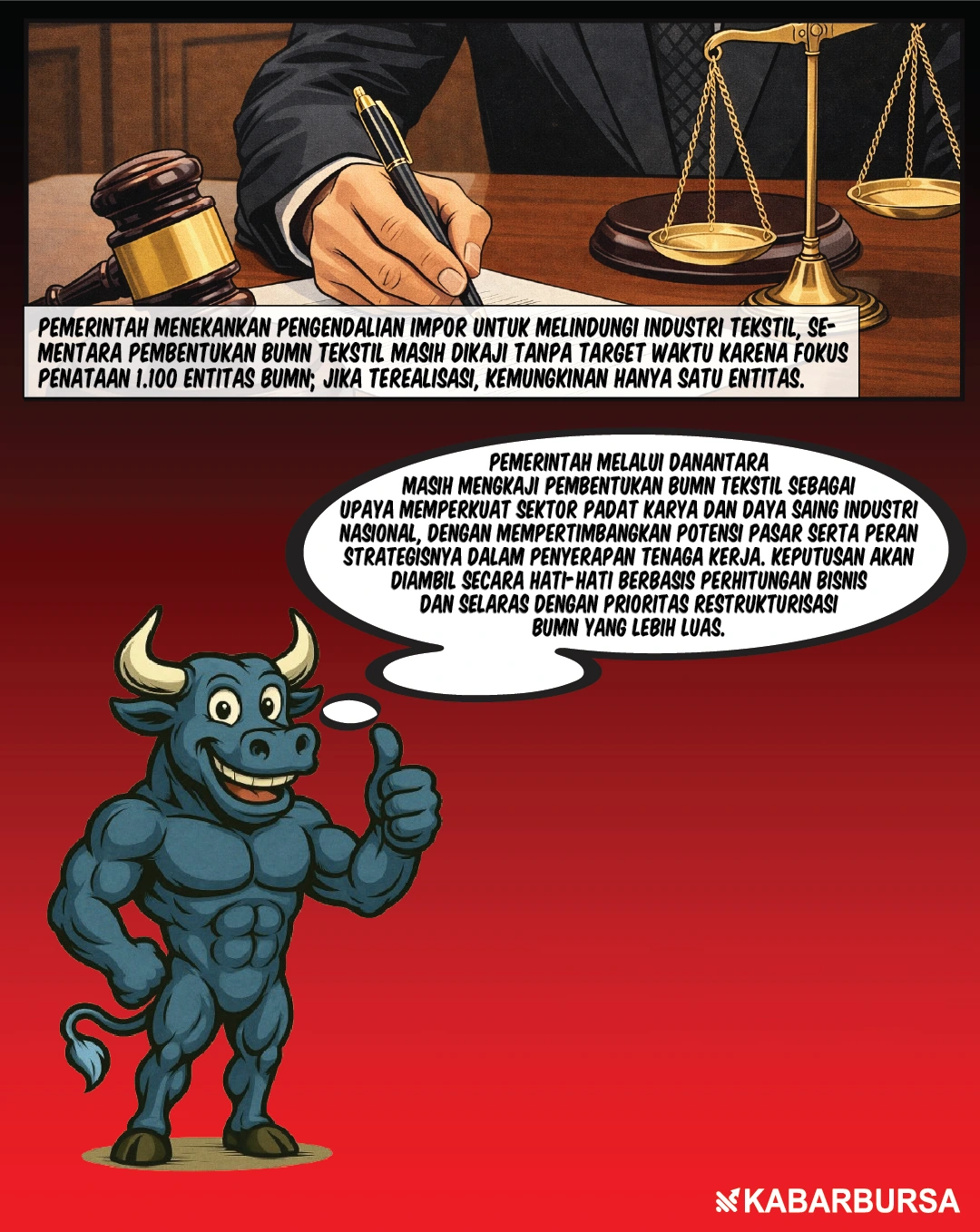 Danantara Kaji BUMN Tekstil