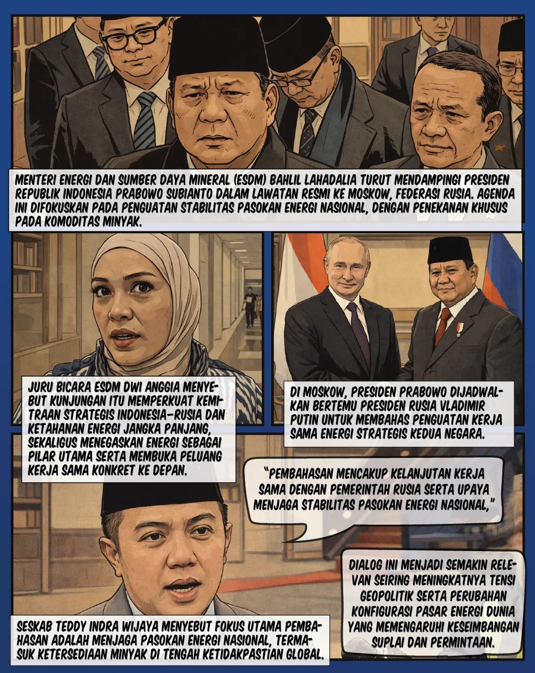 Bahlil Dampingi Prabowo ke Rusia