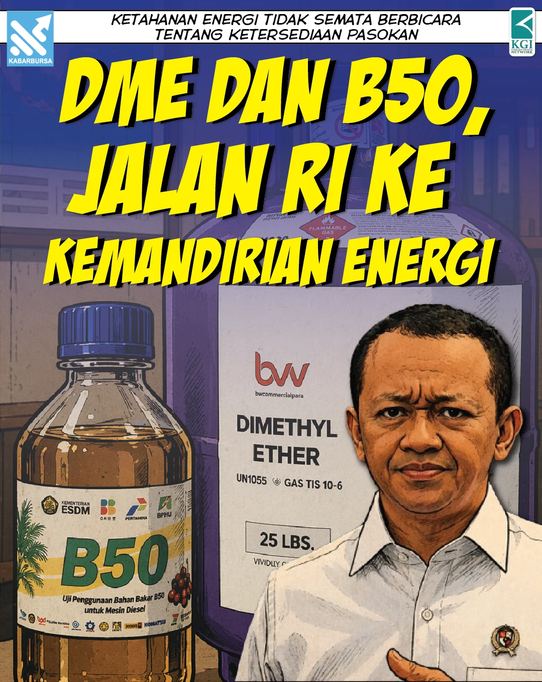 DME dan B50, Jalan RI ke Kemandirian Energi