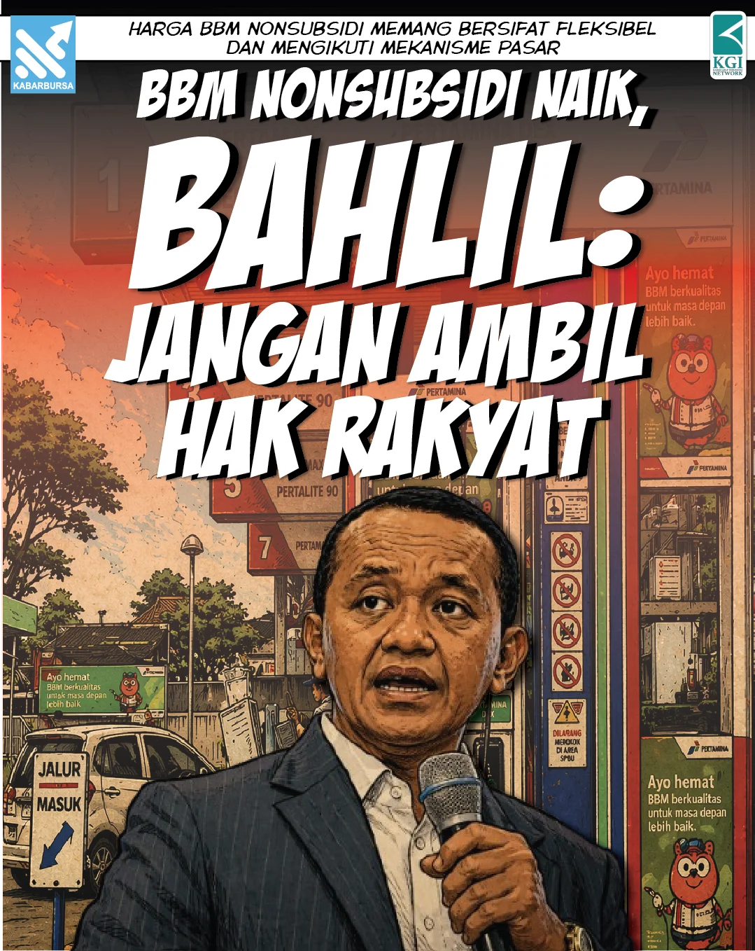 BBM Nonsubsidi Naik, Bahlil: Jangan Ambil Hak Rakyat