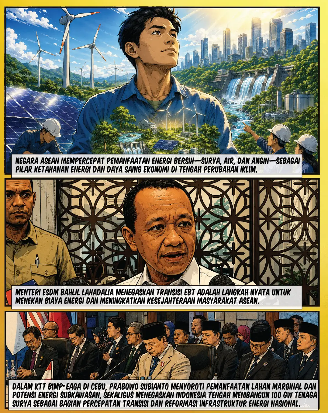 Bahlil Ungkap Strategi Energi Bersih ASEAN