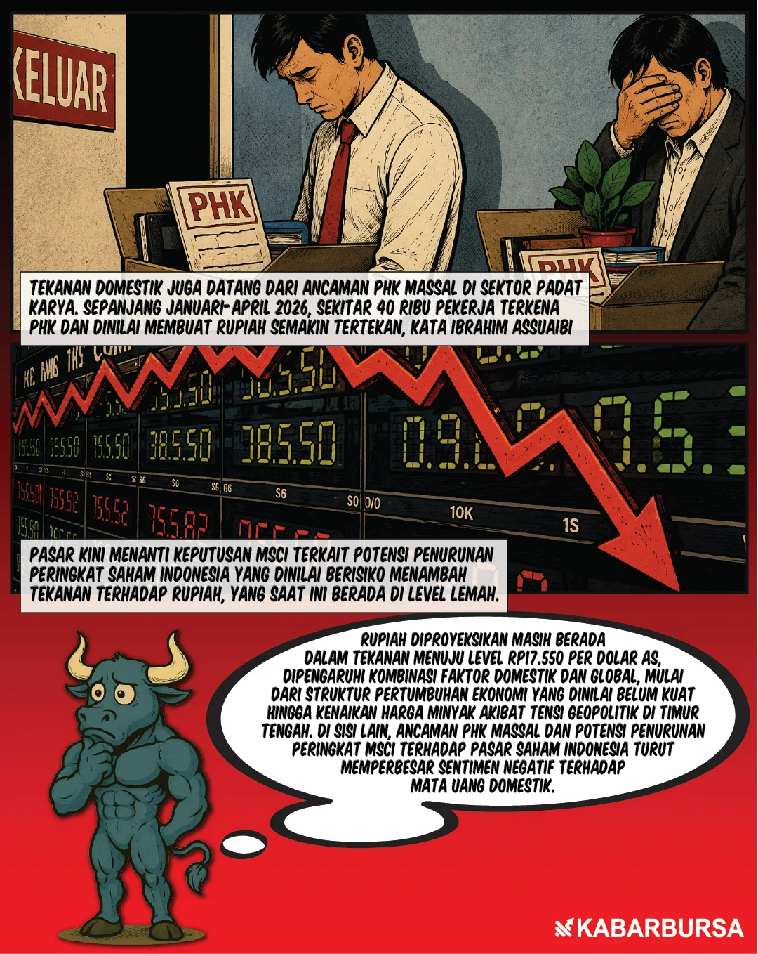 Rupiah Tertekan, Pasar Tunggu MSCI