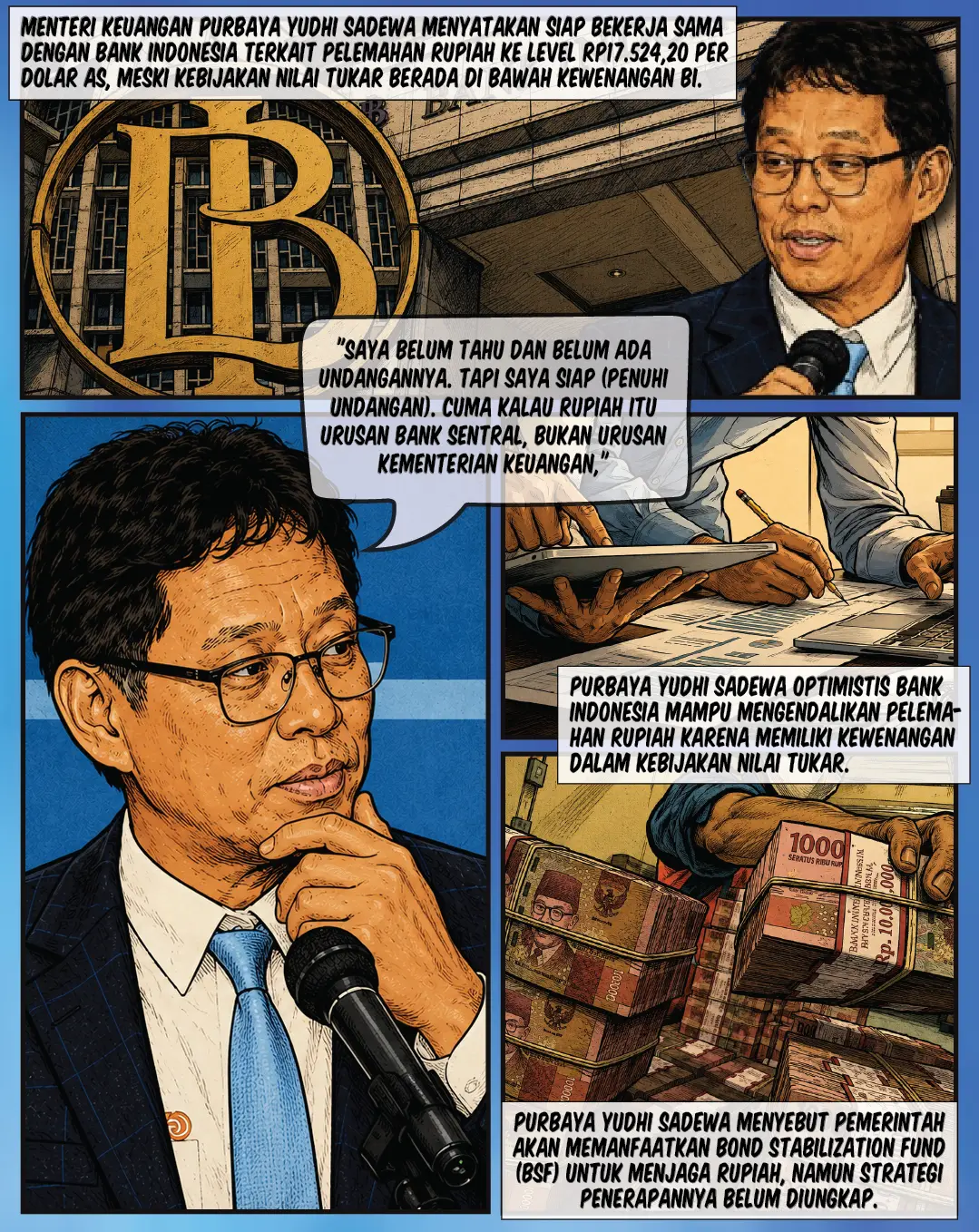 Rupiah Terpuruk, Menkeu Siapkan BSF