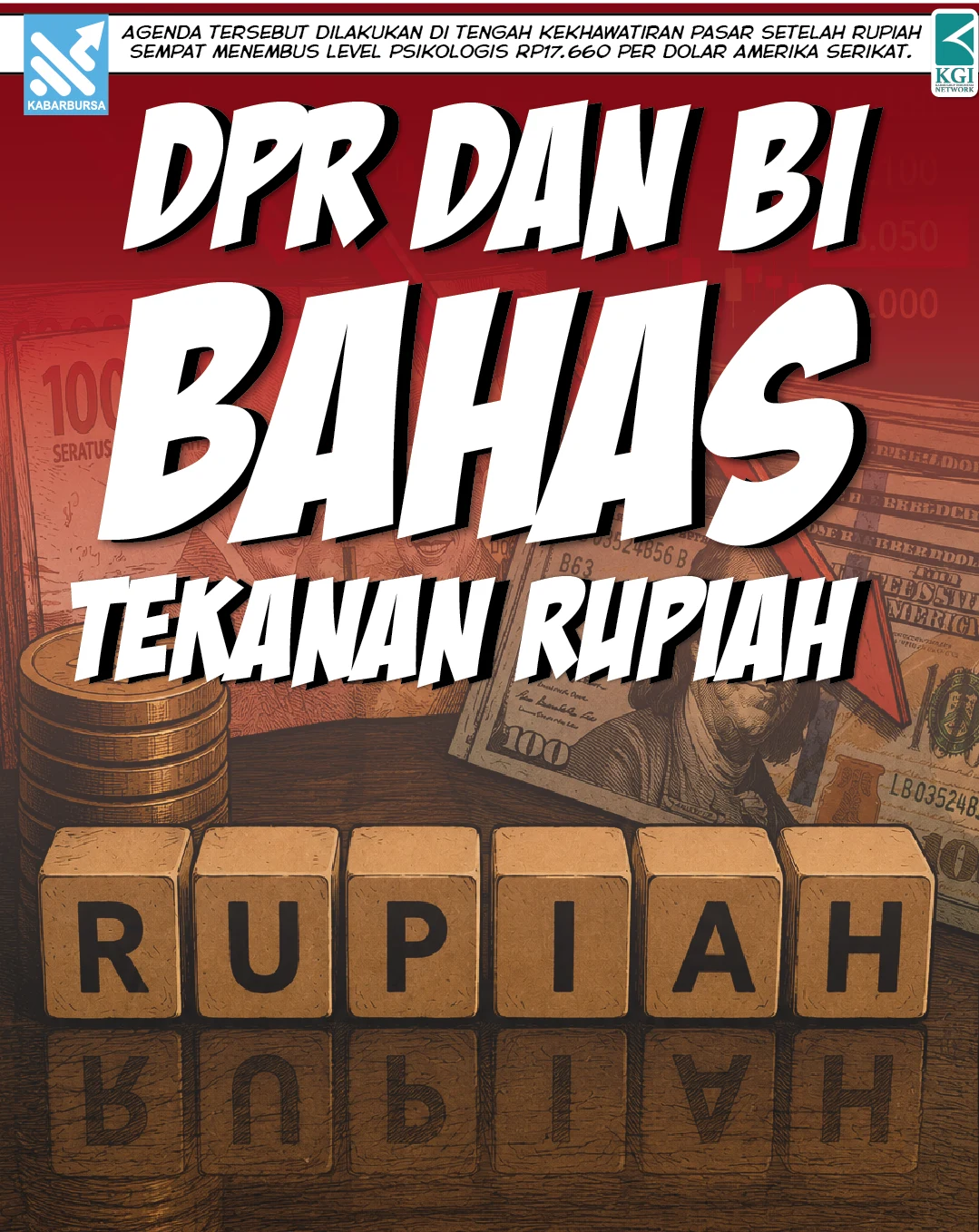 DPR dan BI Bahas Tekanan Rupiah